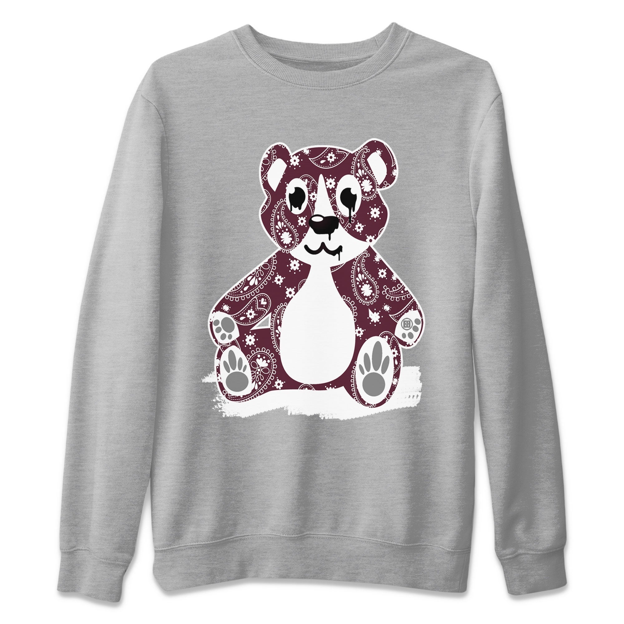 Bandana Bear Unisex Tops - Air Jordan 5 Burgundy
