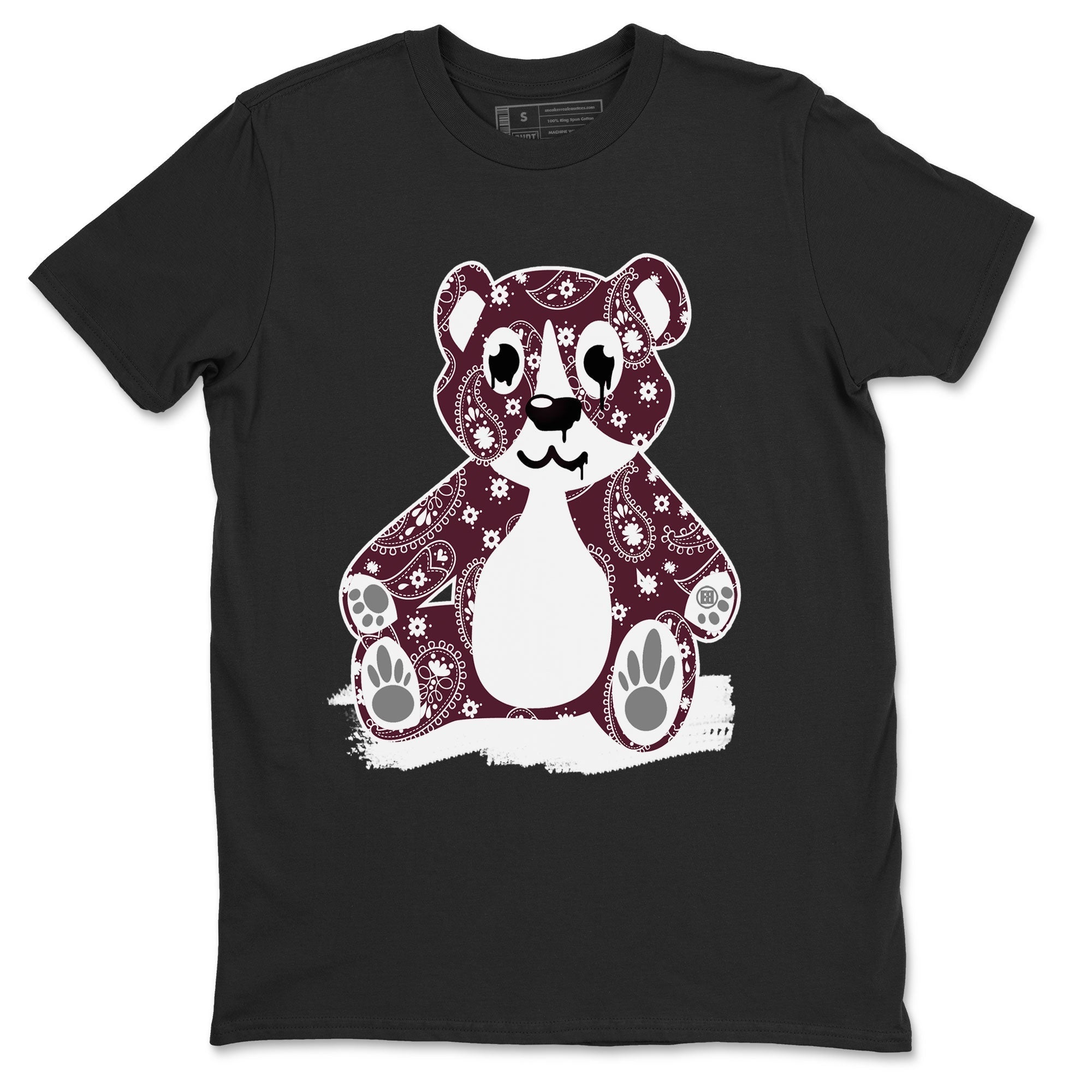 Bandana Bear Unisex Tops - Air Jordan 5 Burgundy