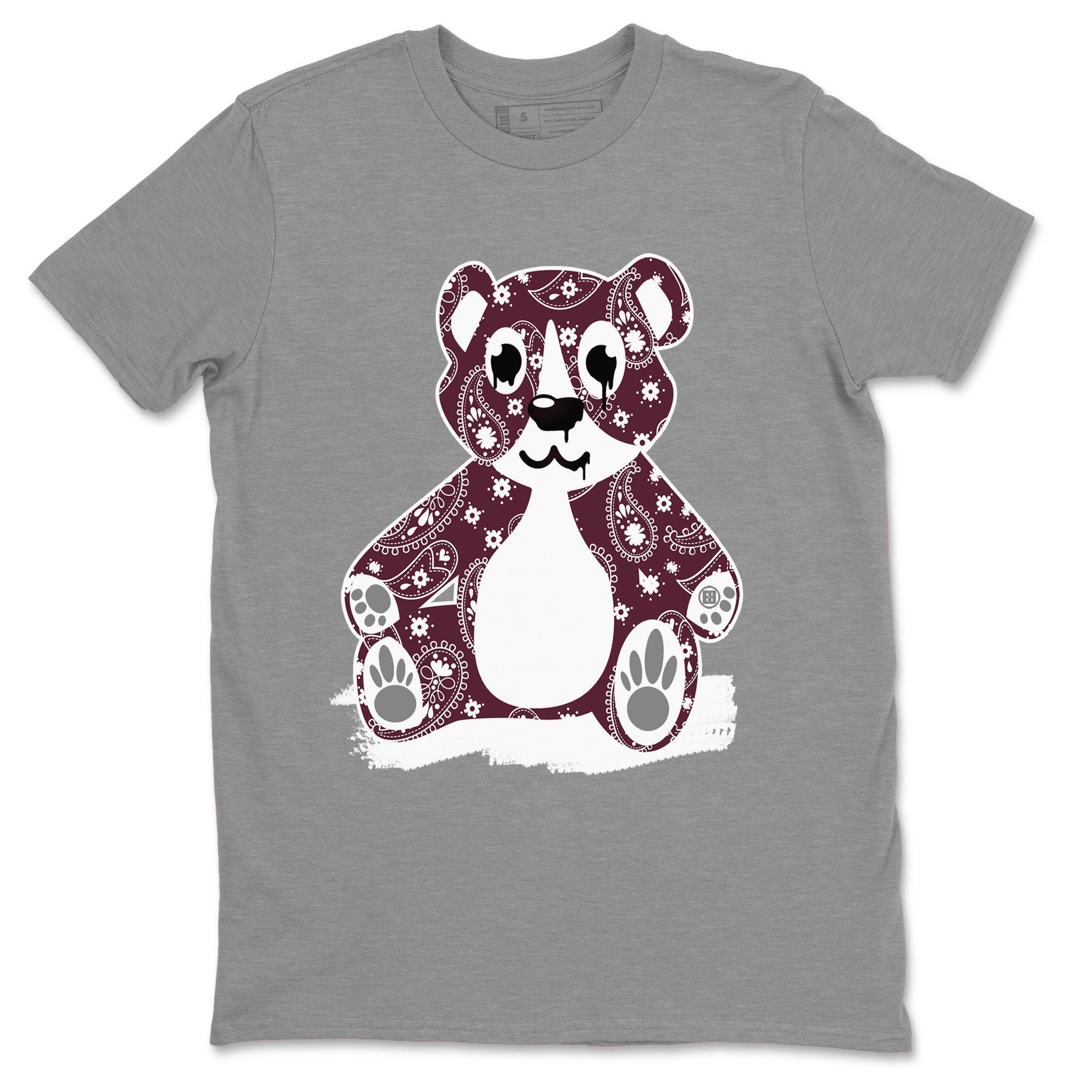 Bandana Bear Unisex Tops - Air Jordan 5 Burgundy