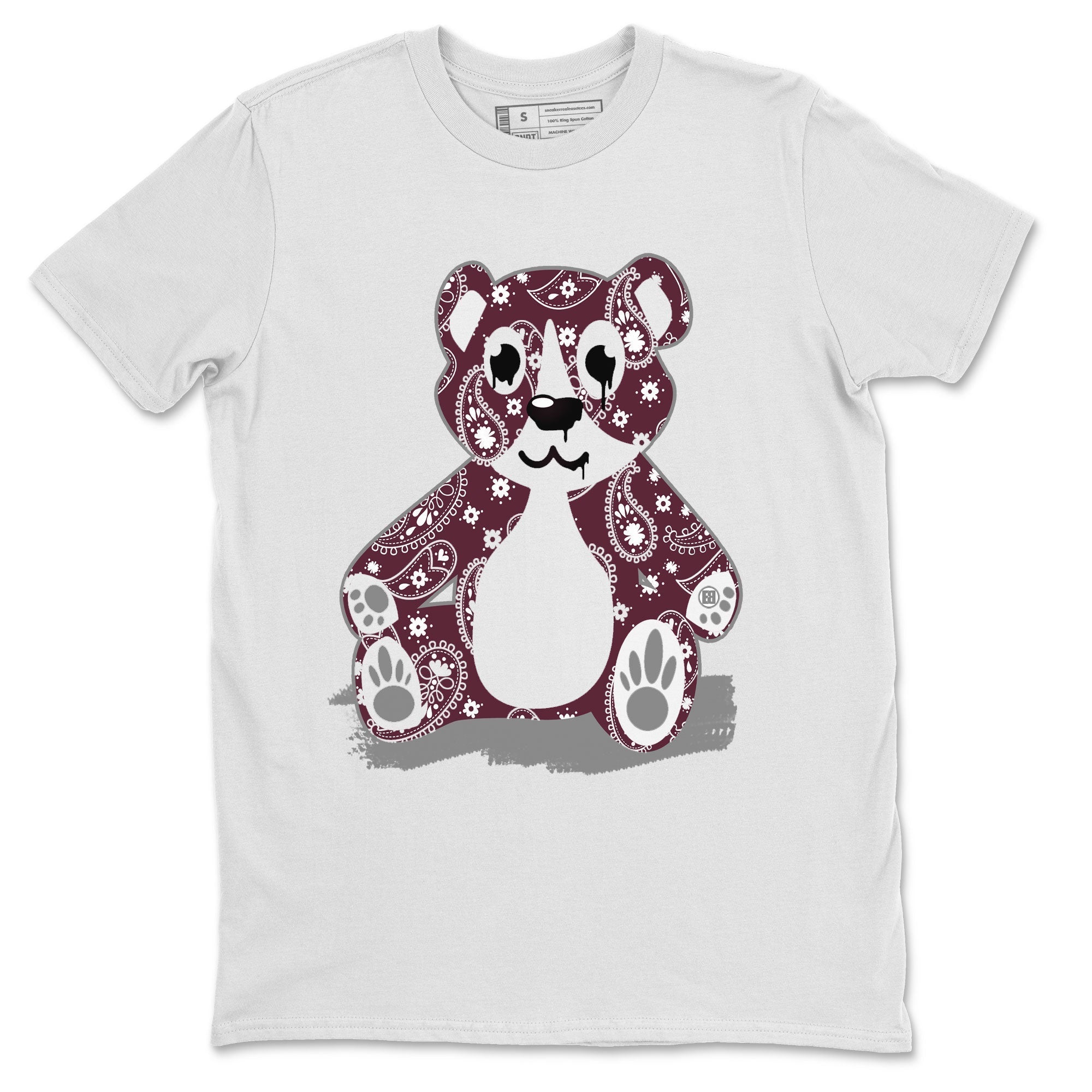 Bandana Bear Unisex Tops - Air Jordan 5 Burgundy