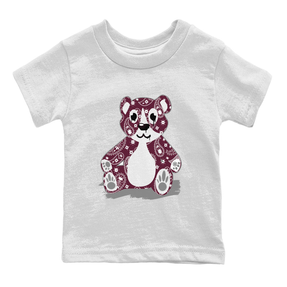 Bandana Bear Kids Tops - Air Jordan 5 Burgundy