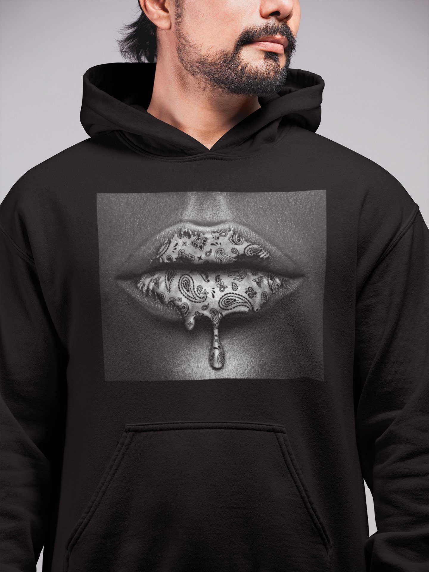 Bandana Lips Unisex Tops - Air Jordan 1 Shadow 2.0