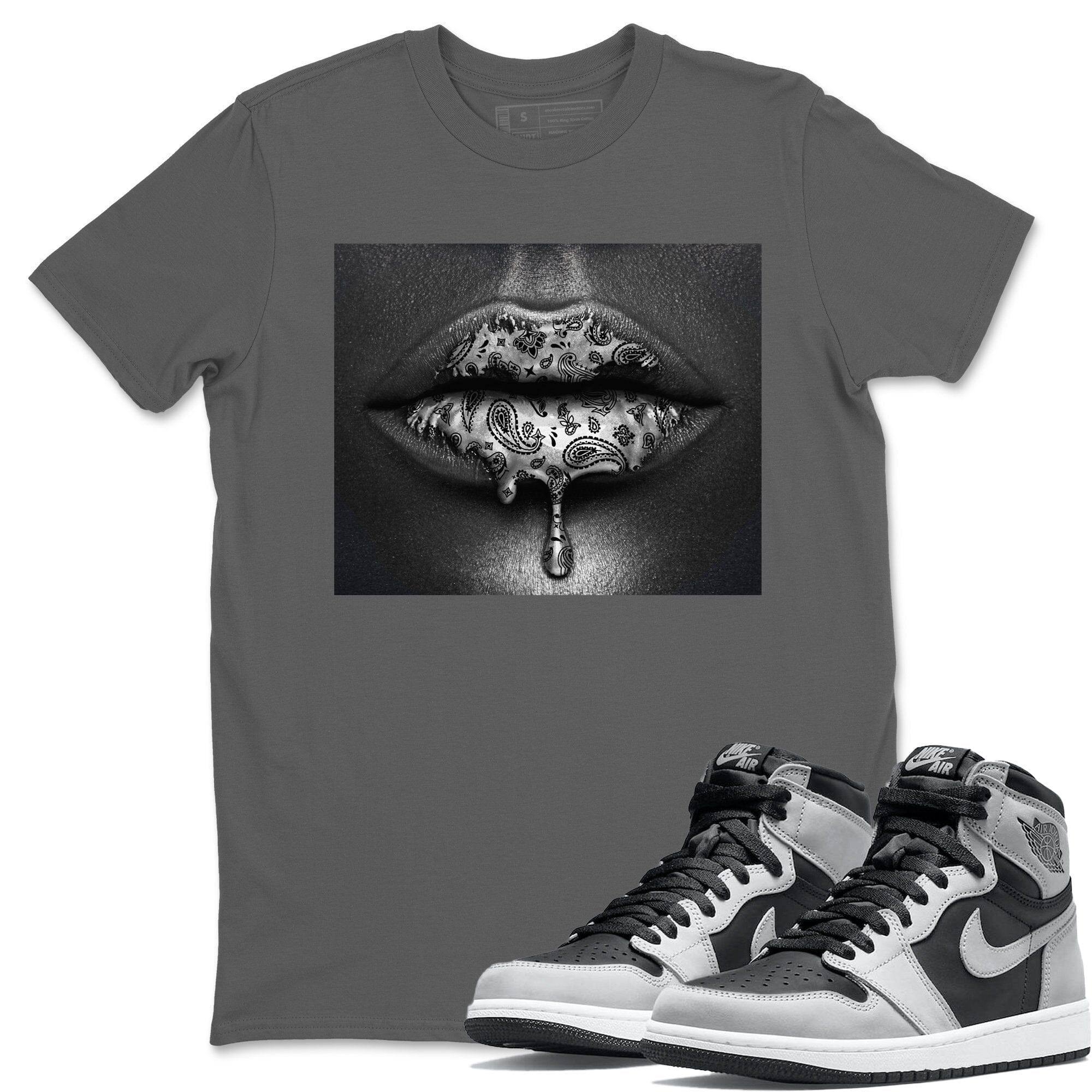 Bandana Lips Unisex Tops - Air Jordan 1 Shadow 2.0