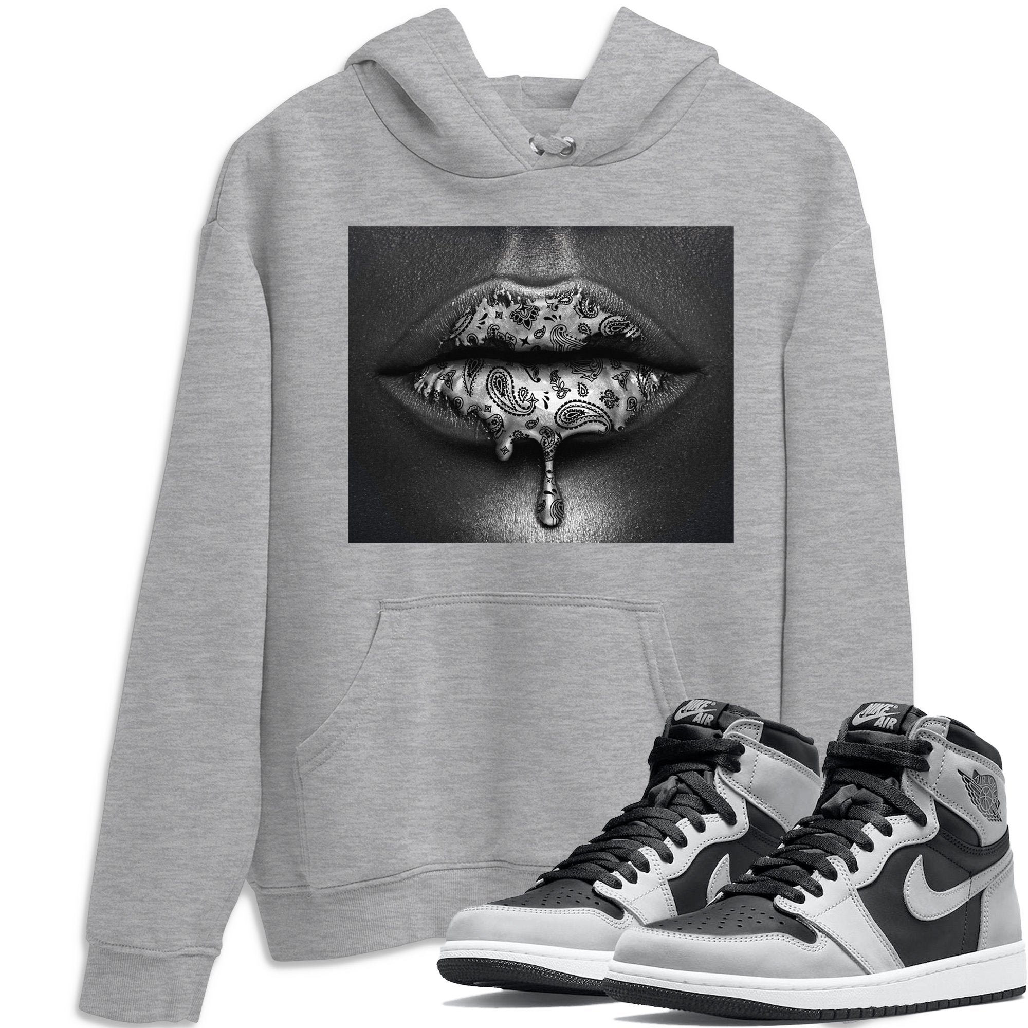 Bandana Lips Unisex Tops - Air Jordan 1 Shadow 2.0