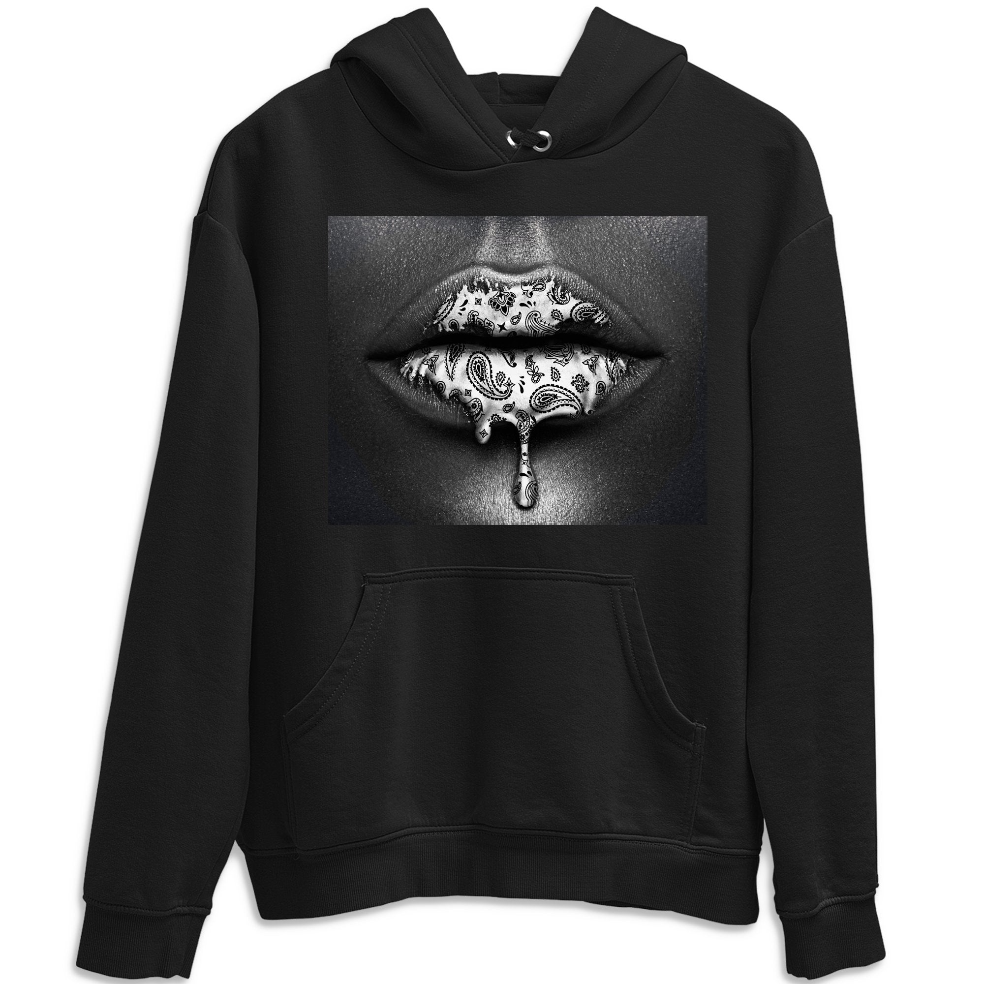 Bandana Lips Unisex Tops - Air Jordan 1 Silver Toe