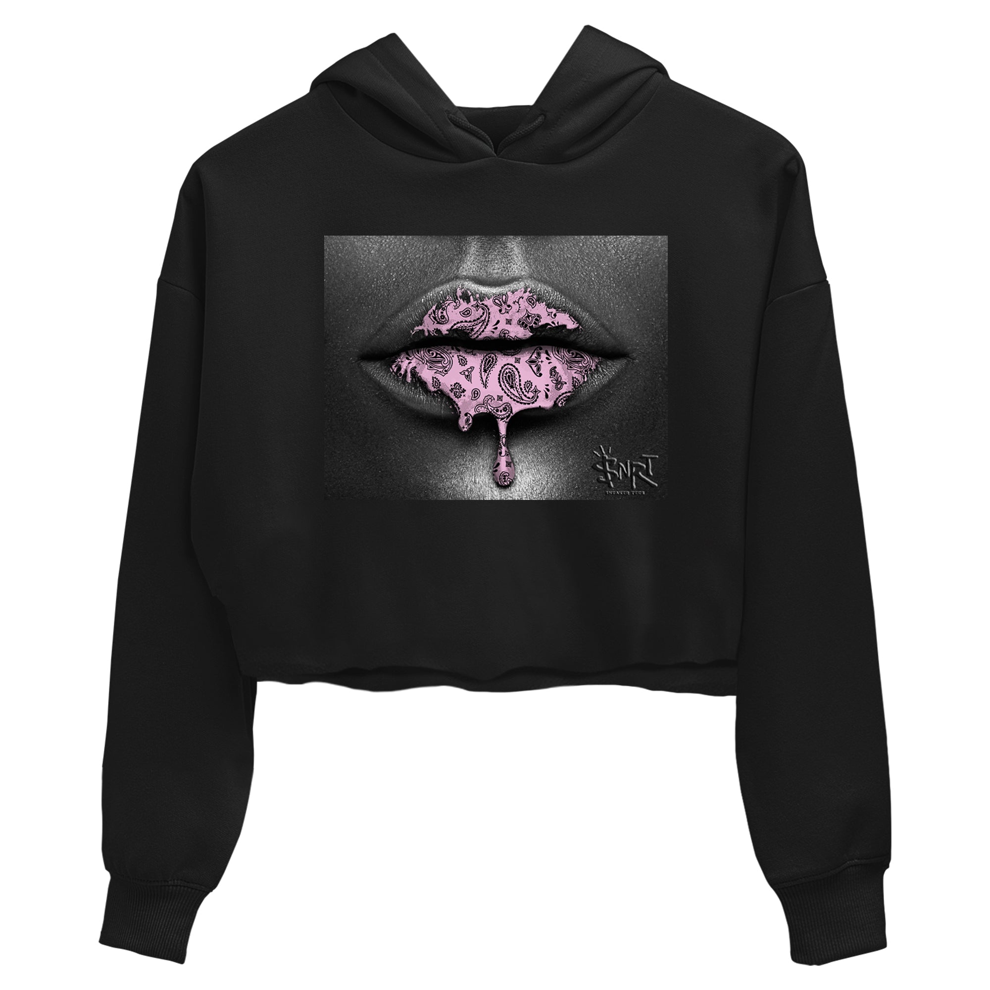Bandana Lips snkmatch Women's Top - Air Jordan 4 Orchid