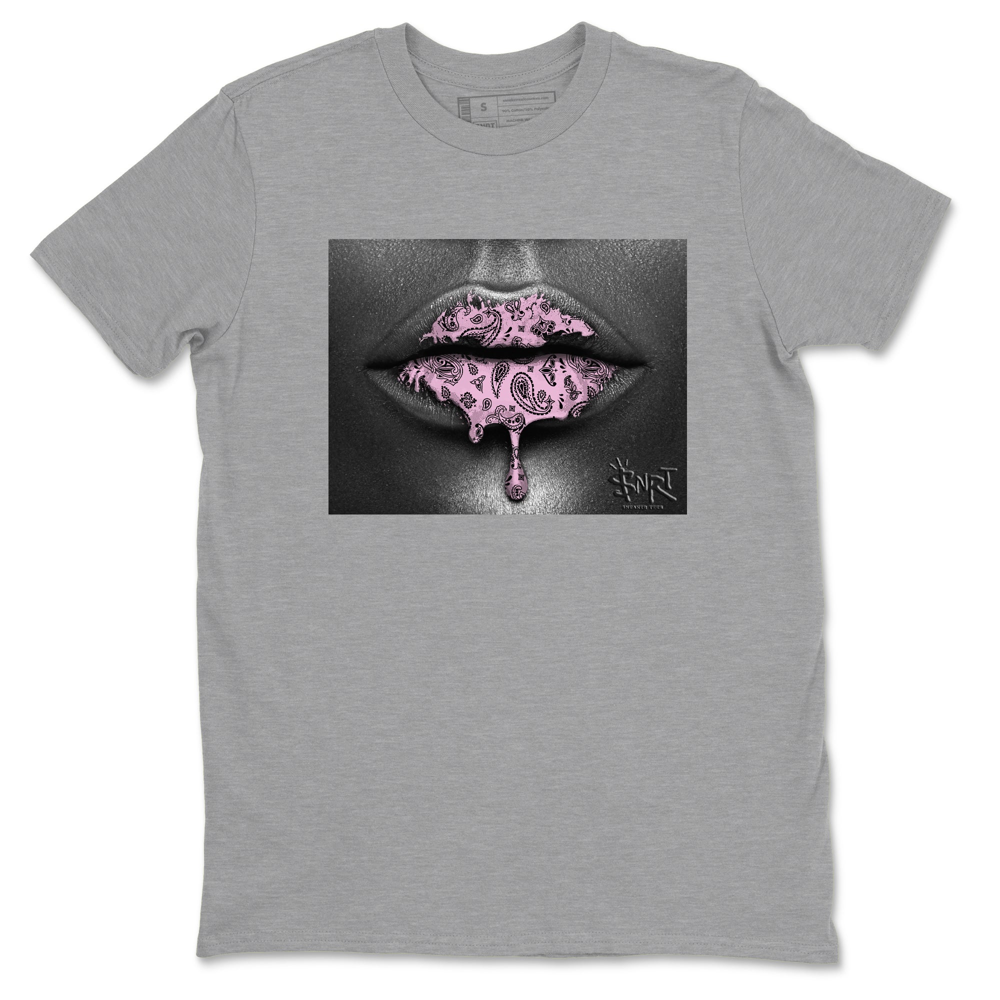 Bandana Lips snkmatch Tees - Air Jordan 4 Orchid