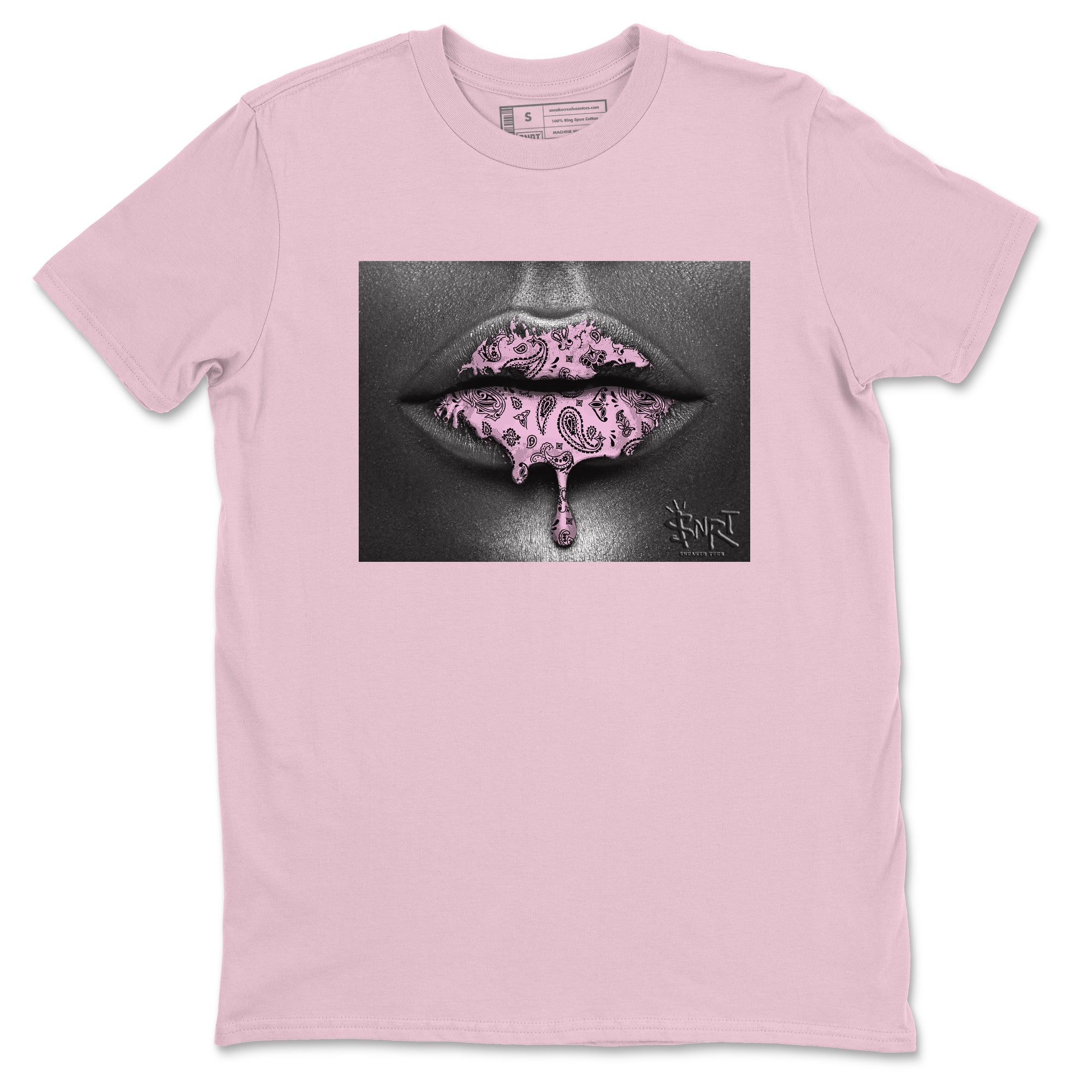 Bandana Lips snkmatch Tees - Air Jordan 4 Orchid