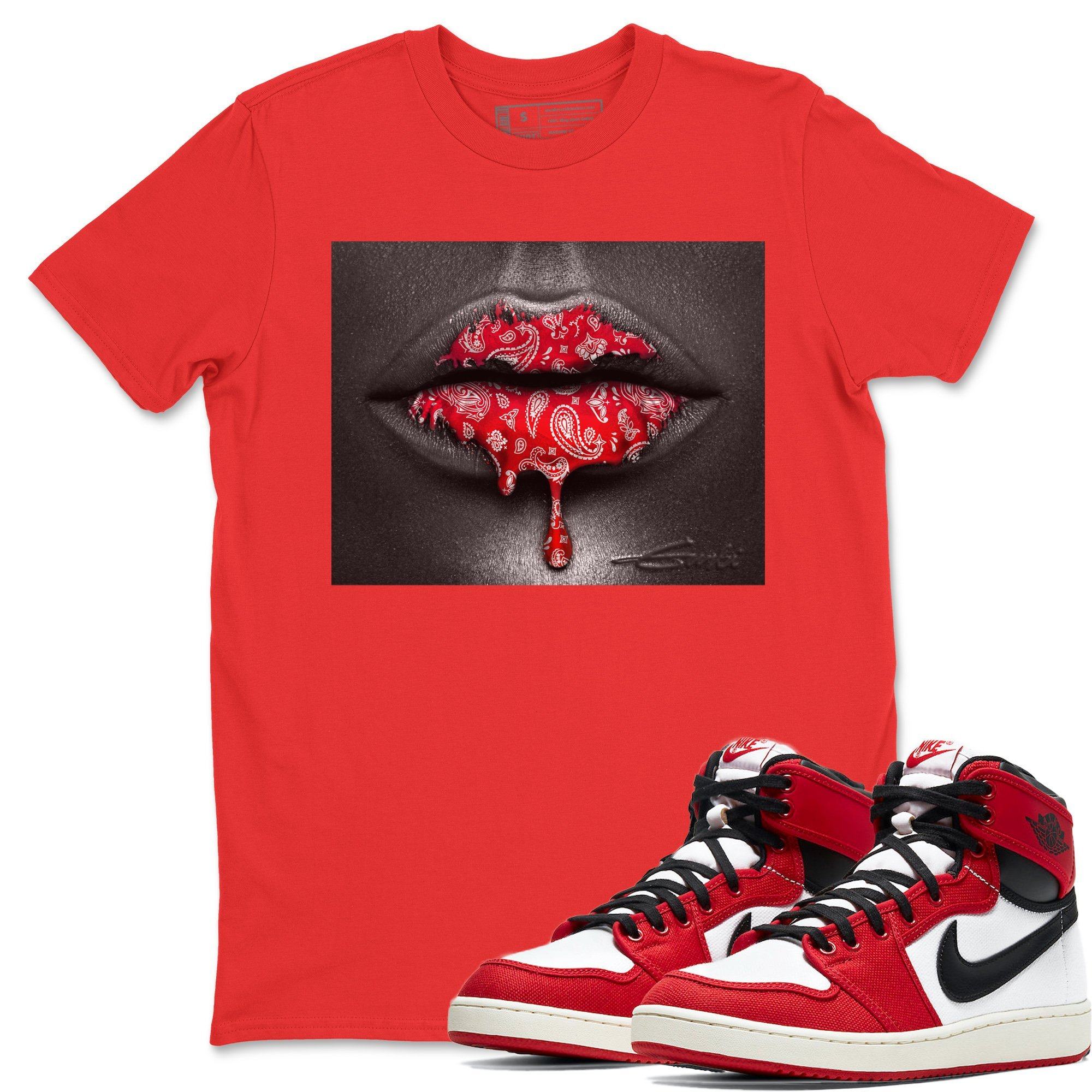 Bandana Lips Unisex Tops - Air Jordan 1 Chicago