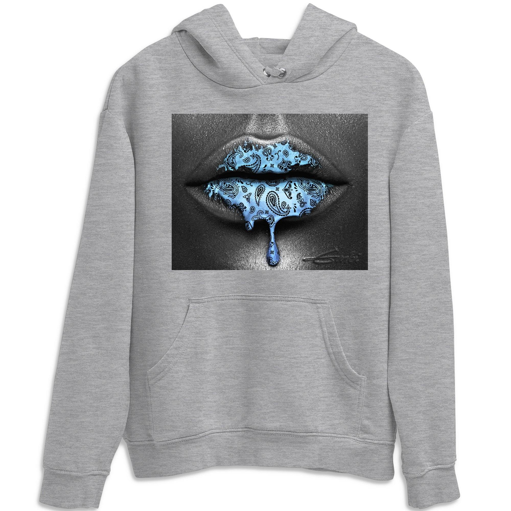 Bandana Lips Unisex Tops - Air Jordan 1 University Blue