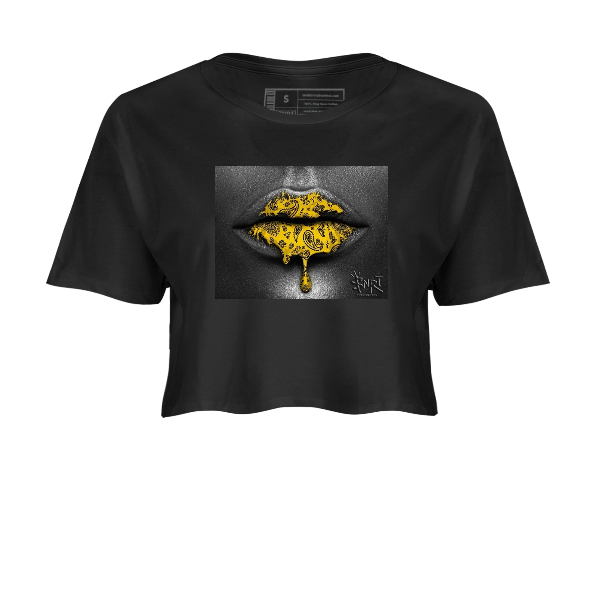 Bandana Lips snkmatch Women's Top - Dunk High Pollen