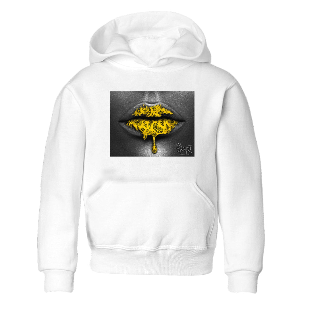 Bandana Lips snkmatch Tees Kids - Dunk High Pollen