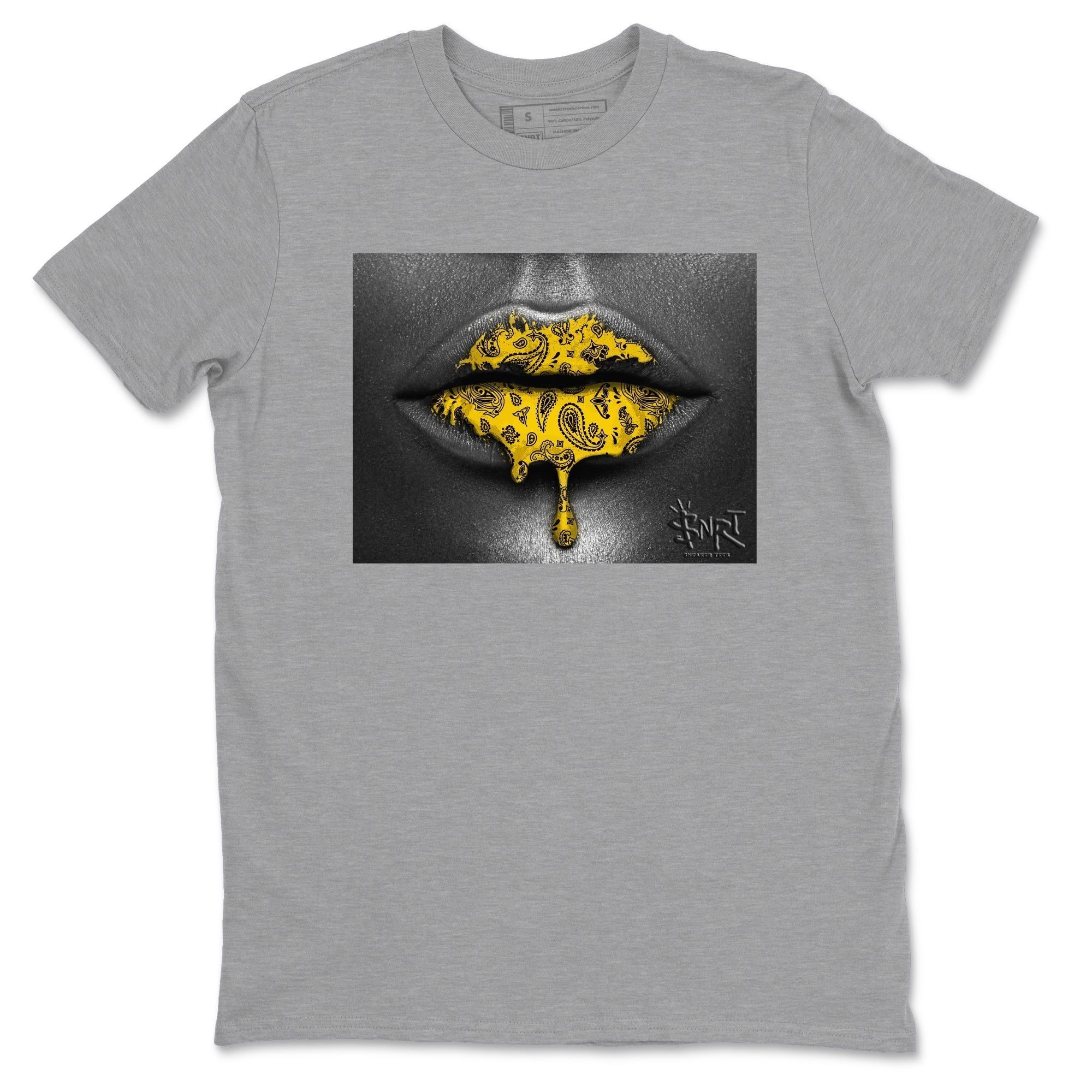 Bandana Lips snkmatch Tees - Dunk High Pollen