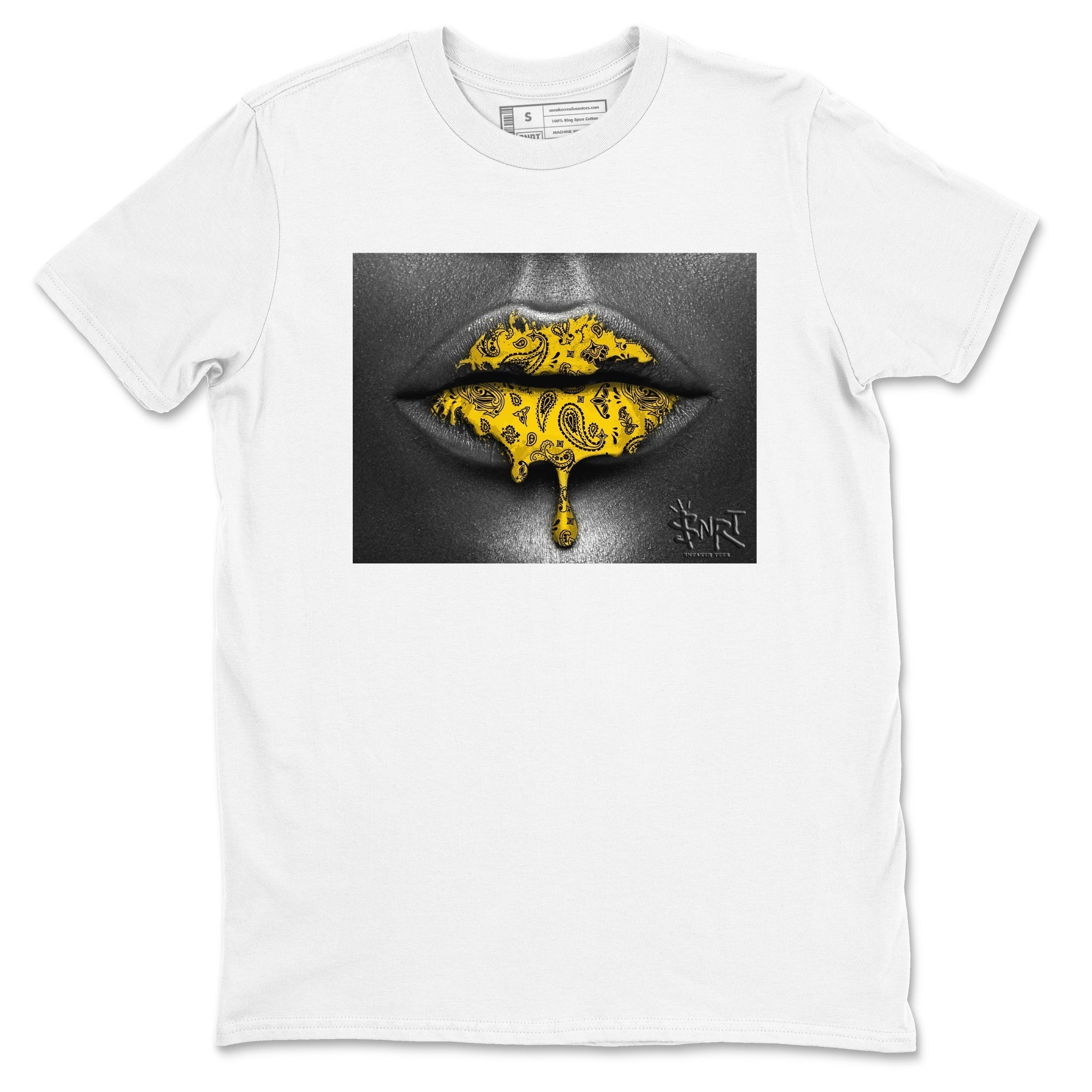 Bandana Lips snkmatch Tees - Dunk High Pollen