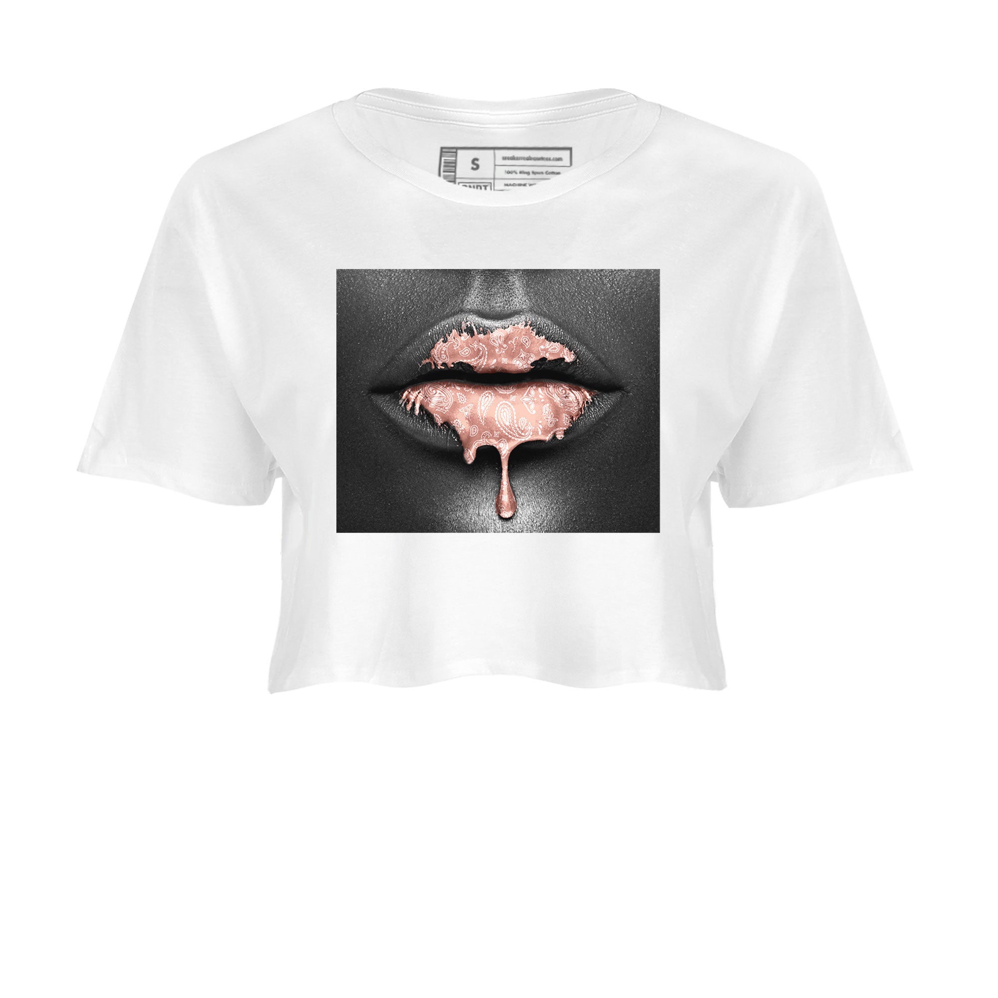 Bandana Lips snkmatch Women's Top - Dunk Rose Whisper
