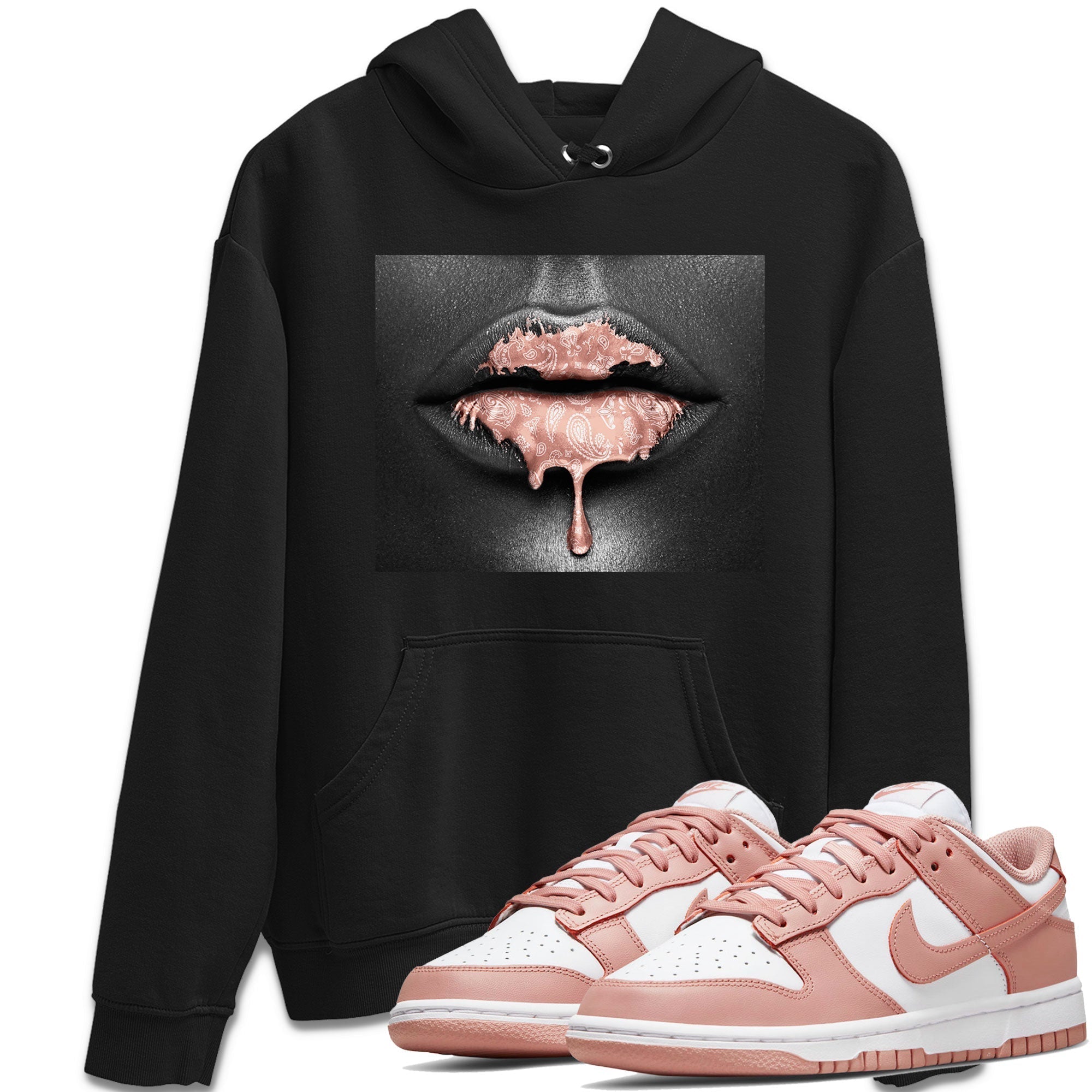 Bandana Lips snkmatch Tee - Dunk Rose Whisper