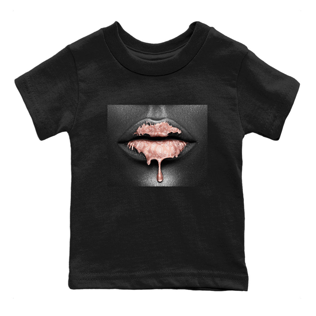 Bandana Lips snkmatch Tee Kids - Dunk Rose Whisper