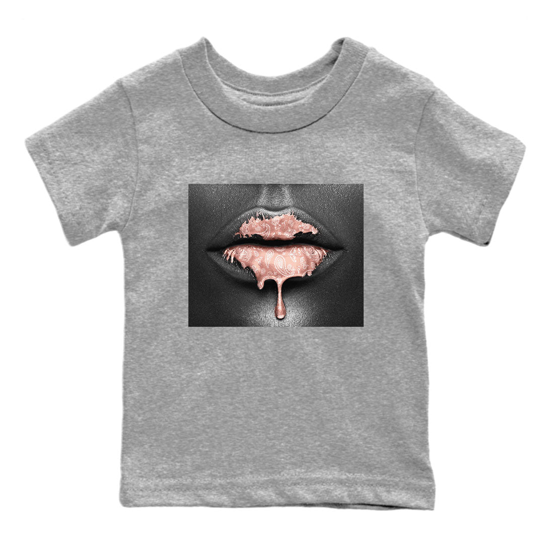 Bandana Lips snkmatch Tee Kids - Dunk Rose Whisper
