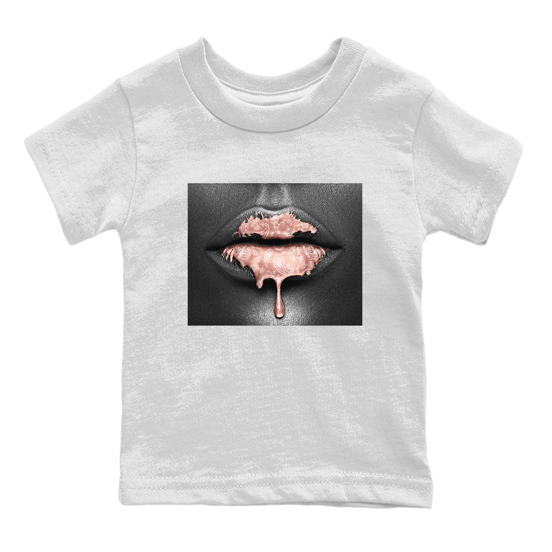 Bandana Lips snkmatch Tee Kids - Dunk Rose Whisper