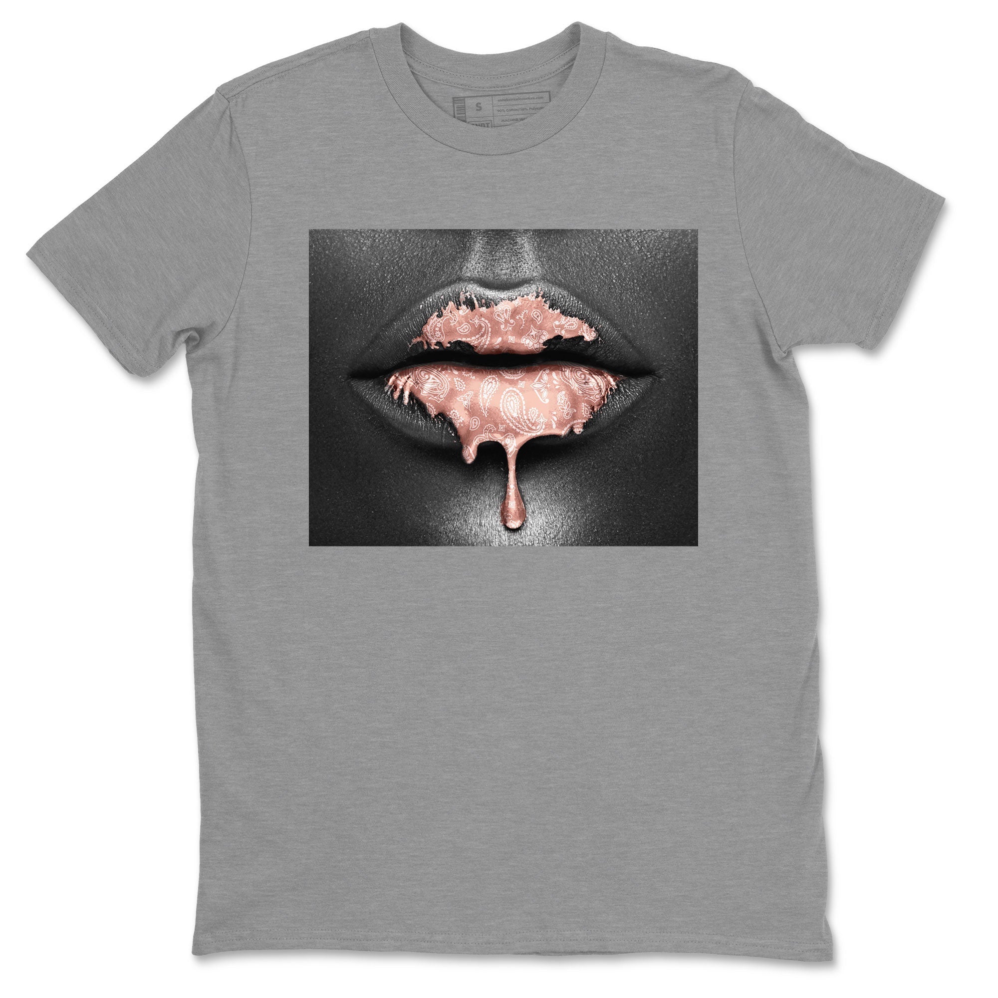 Bandana Lips snkmatch Tee - Dunk Rose Whisper