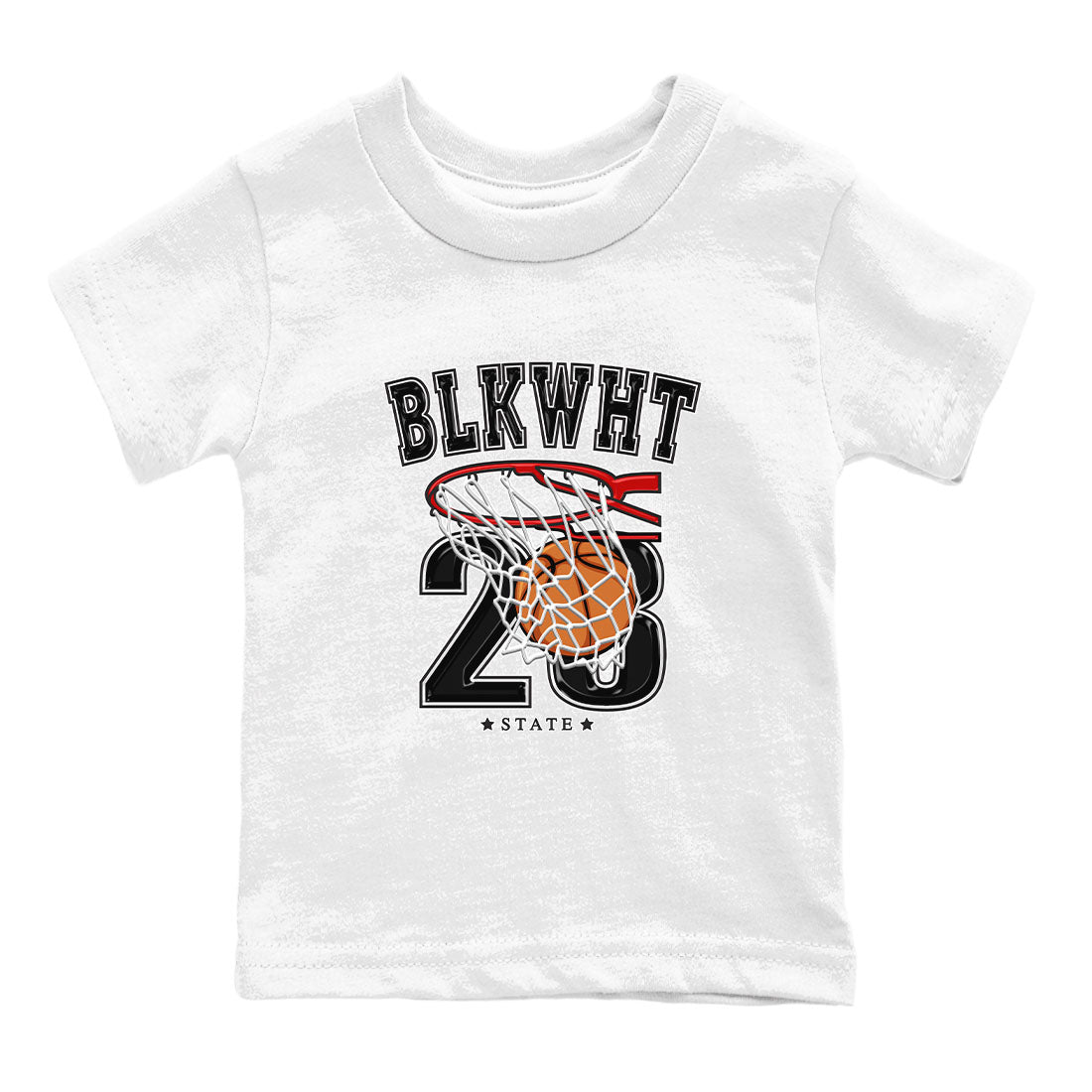 Basketball snkmatch Tees Kids - Air Jordan 1 Black White
