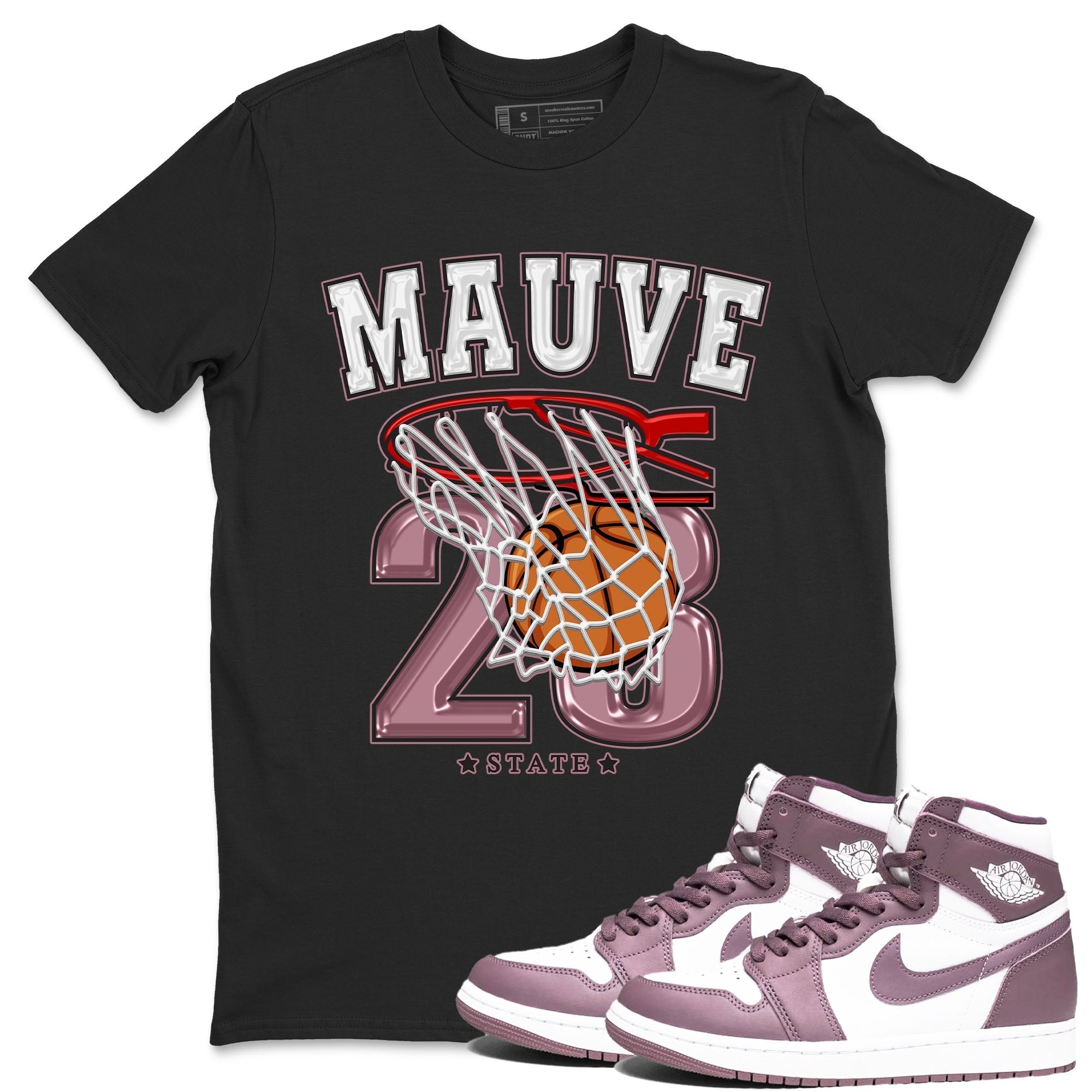 Basketball snkmatch Tee - Air Jordan 1 Mauve