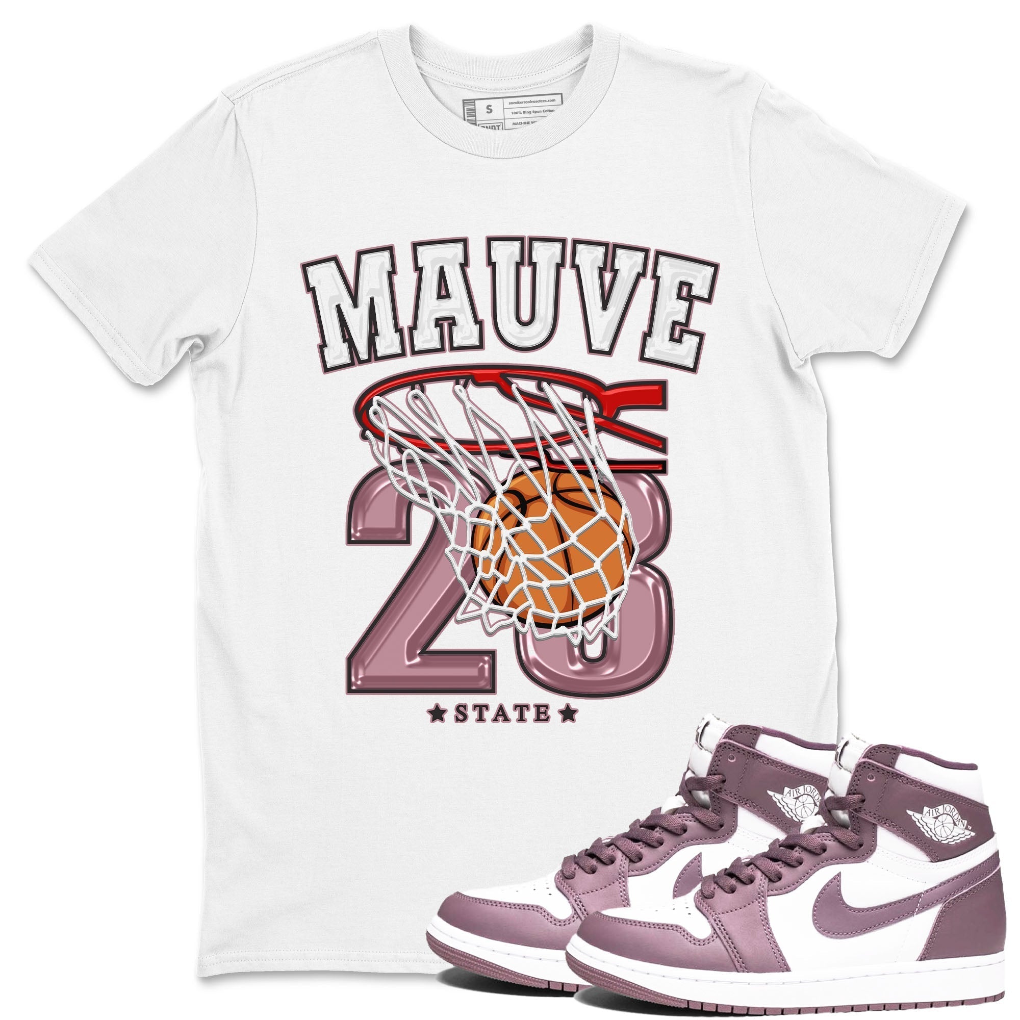 Basketball snkmatch Tee - Air Jordan 1 Mauve
