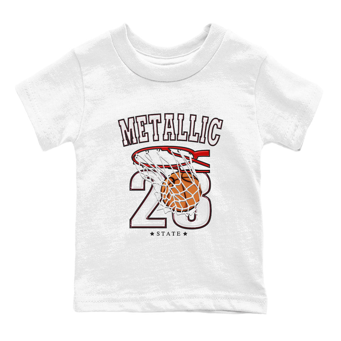 Basketball snkmatch Tees Kids - Air Jordan 1 Metallic Burgundy