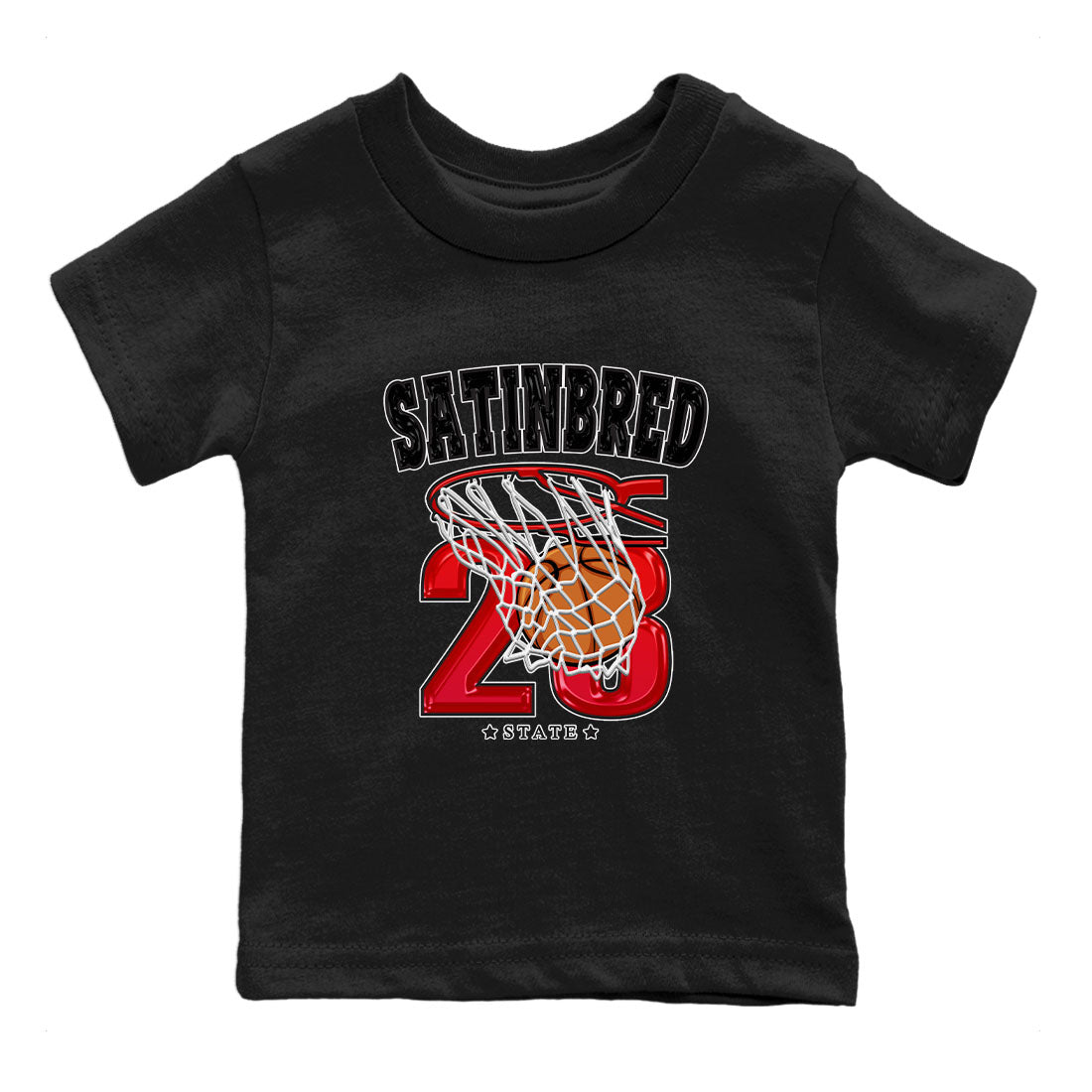 Basketball snkmatch Tee Kids - Air Jordan 1 Satin Bred
