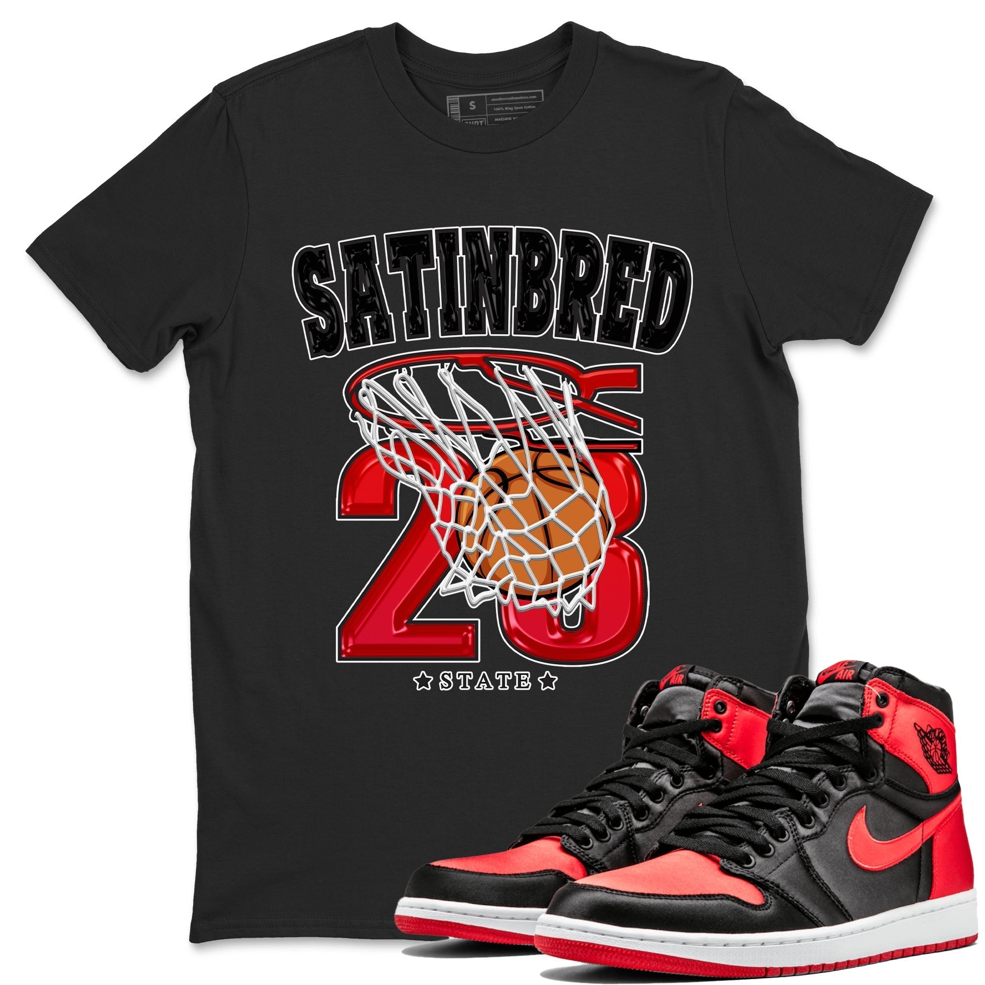 Basketball snkmatch Tee - Air Jordan 1 Satin Bred