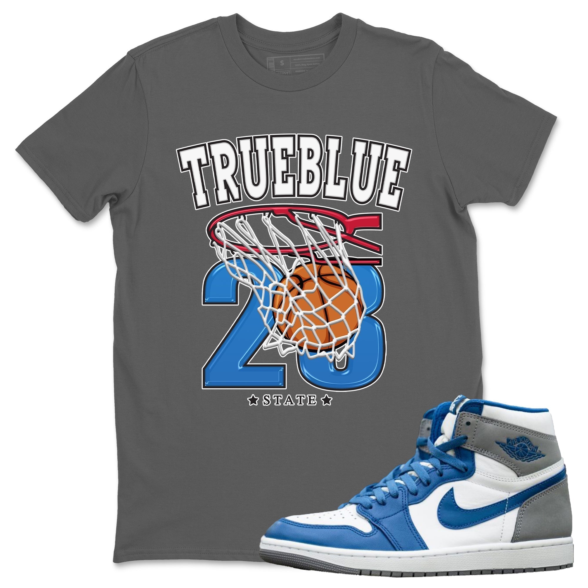 Basketball Unisex Tops - Air Jordan 1 True Blue