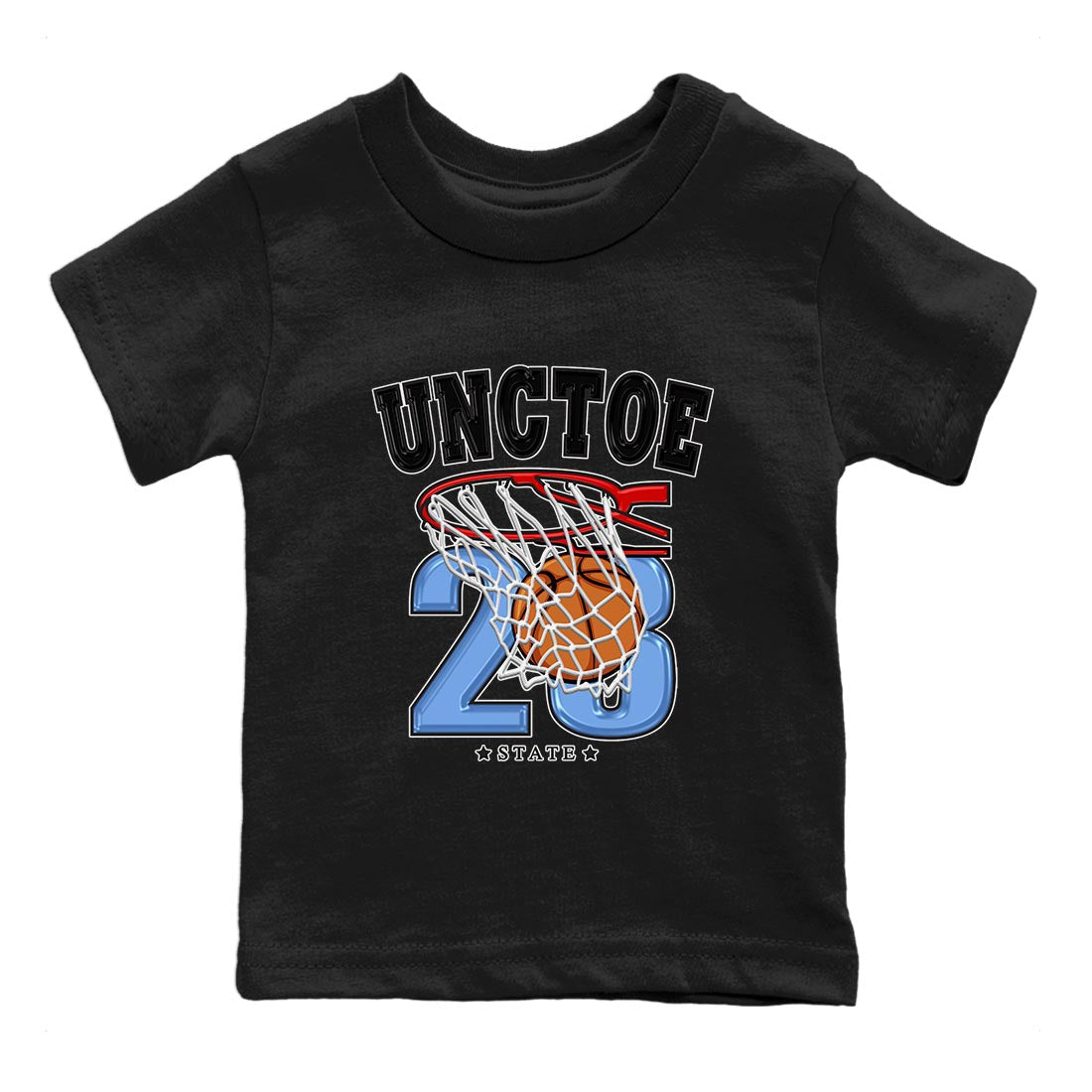 Basketball snkmatch Tee Kids - Air Jordan 1 UNC Toe