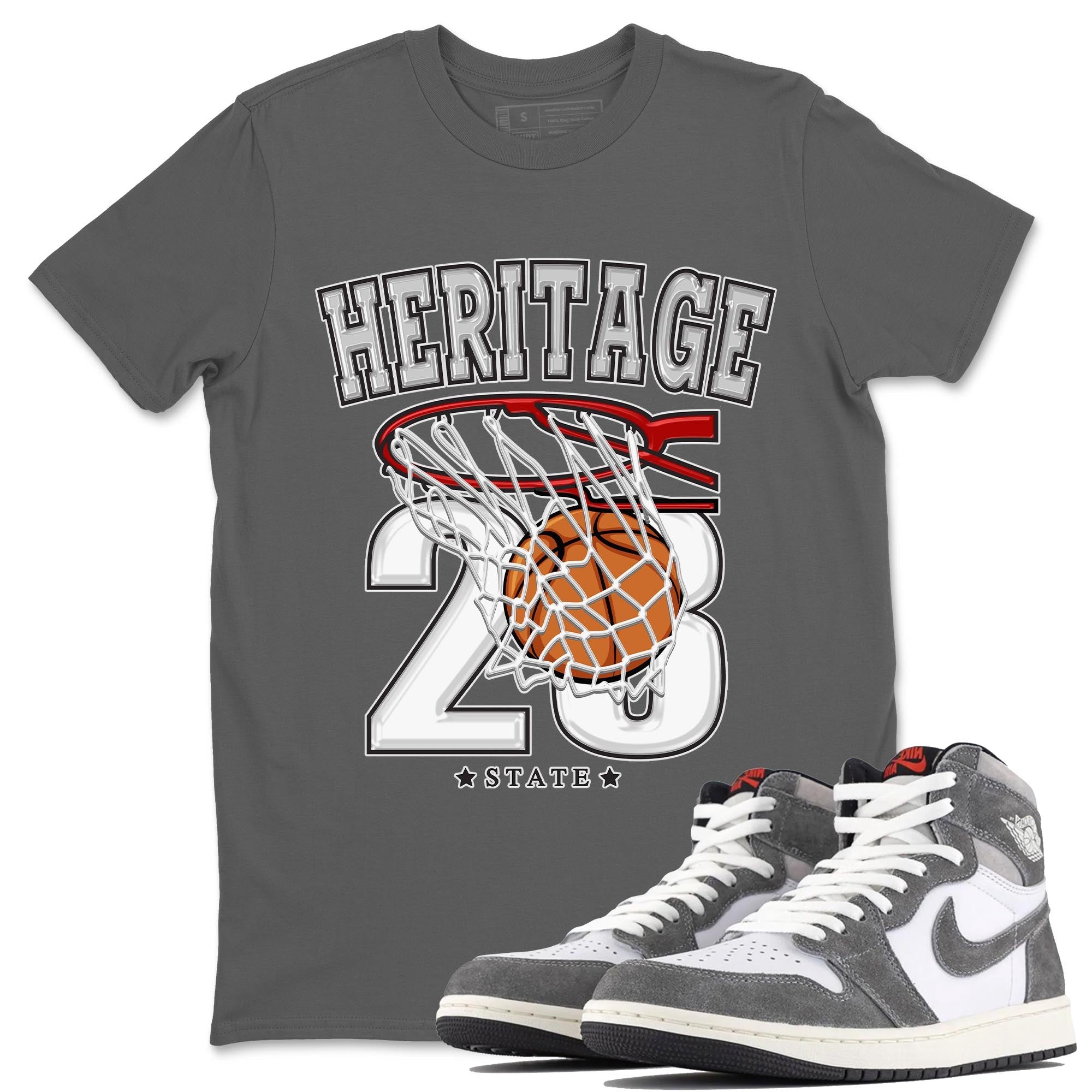Basketball Unisex Tops - Air Jordan 1 Washed Heritage