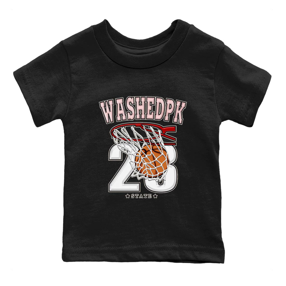 Basketball Kids Tops - Air Jordan 1 Washed Pink