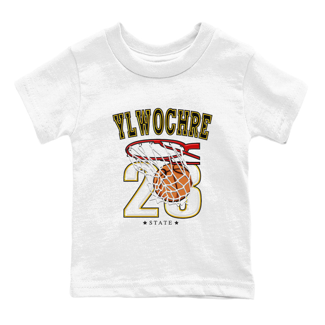 Basketball snkmatch Tees Kids - Air Jordan 1 Yellow Ochre