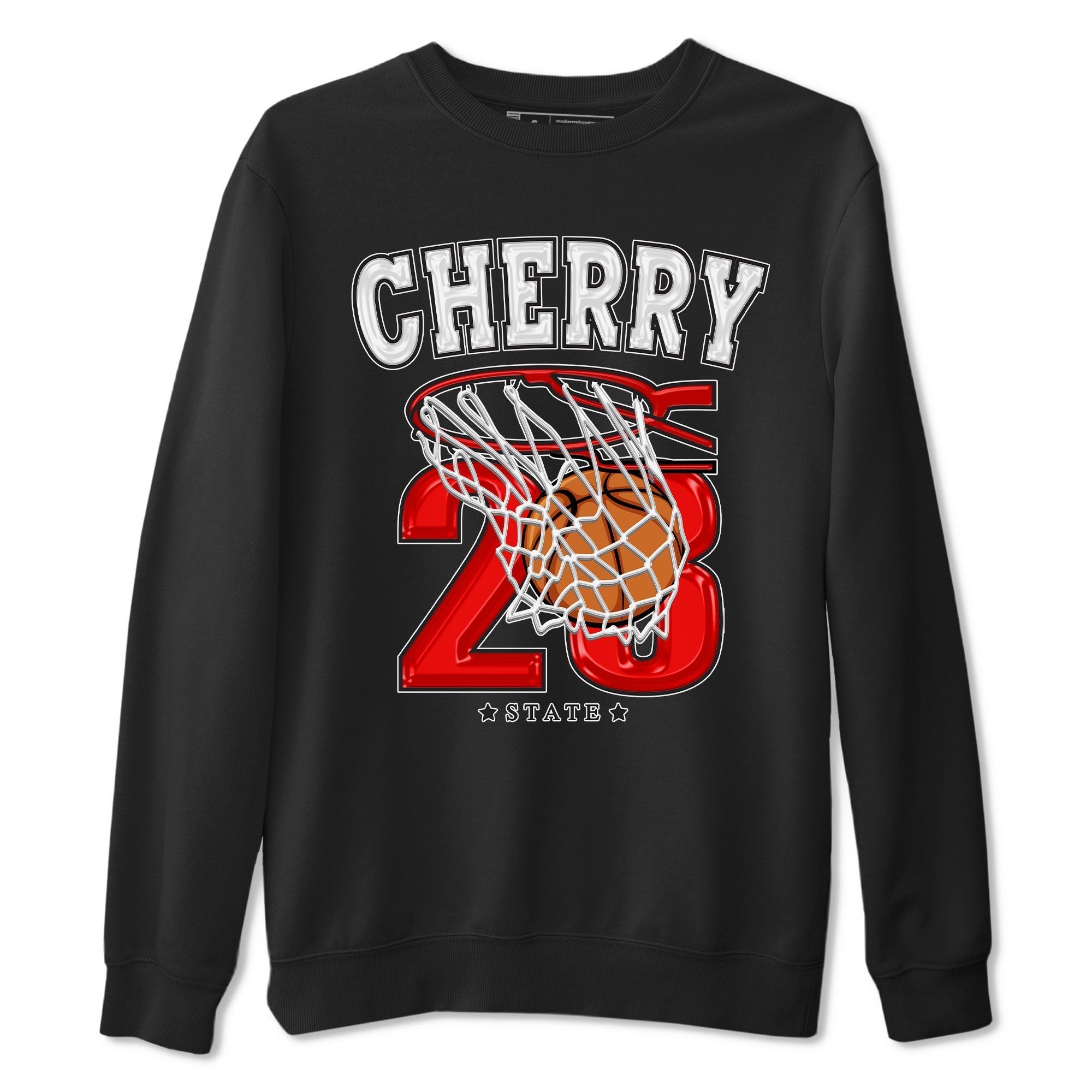 Basketball snkmatch Tee - Air Jordan 12 Cherry