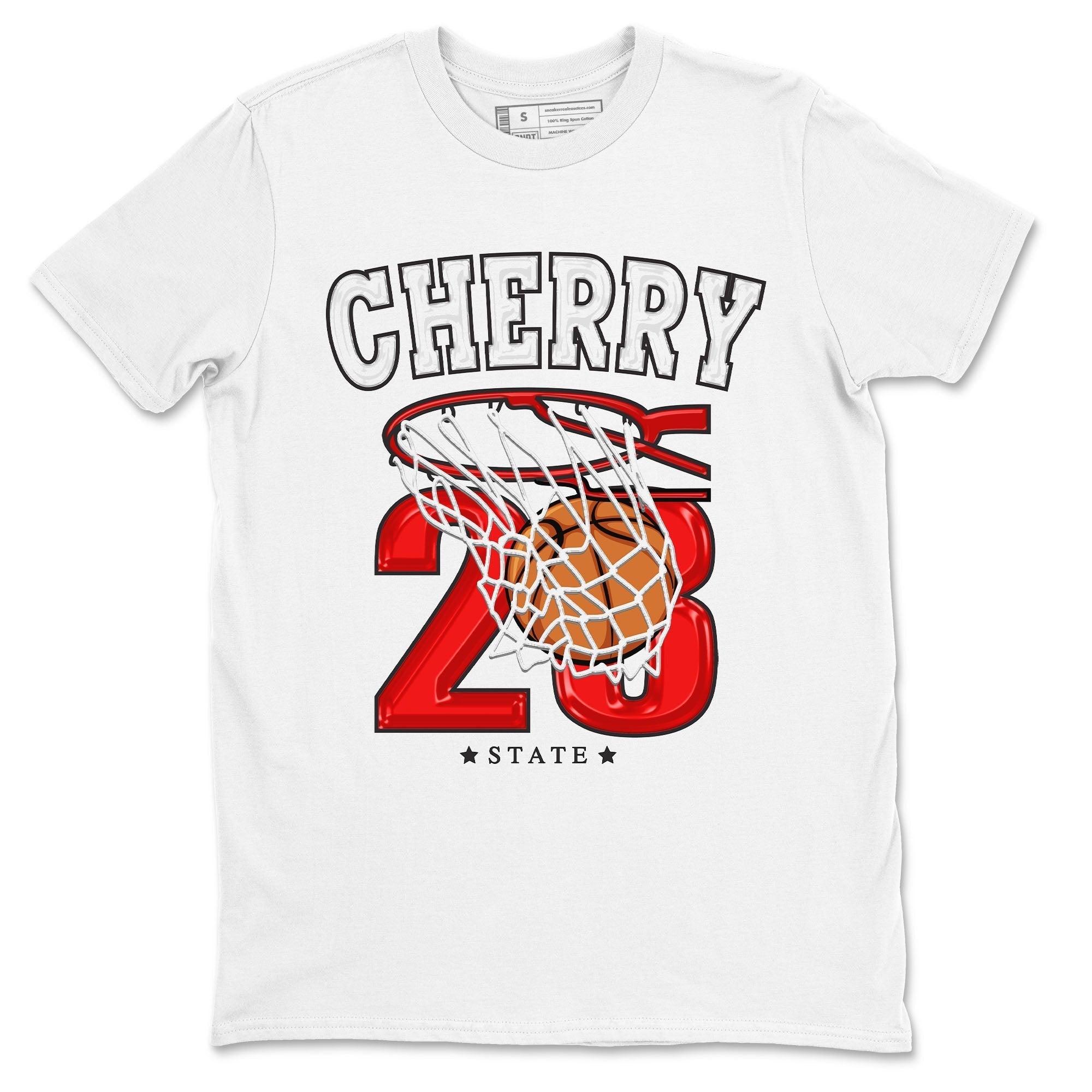 Basketball snkmatch Tee - Air Jordan 12 Cherry