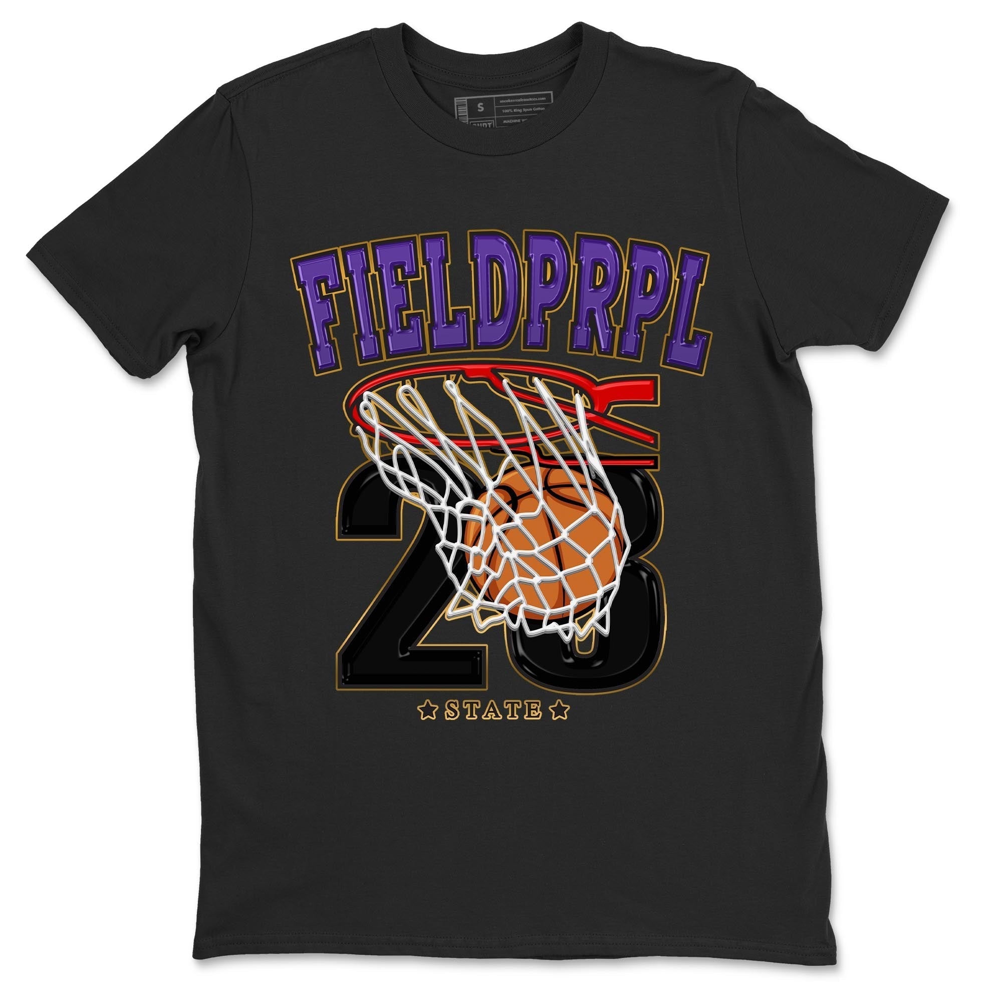 Basketball snkmatch Tee - Air Jordan 12 Field Purple