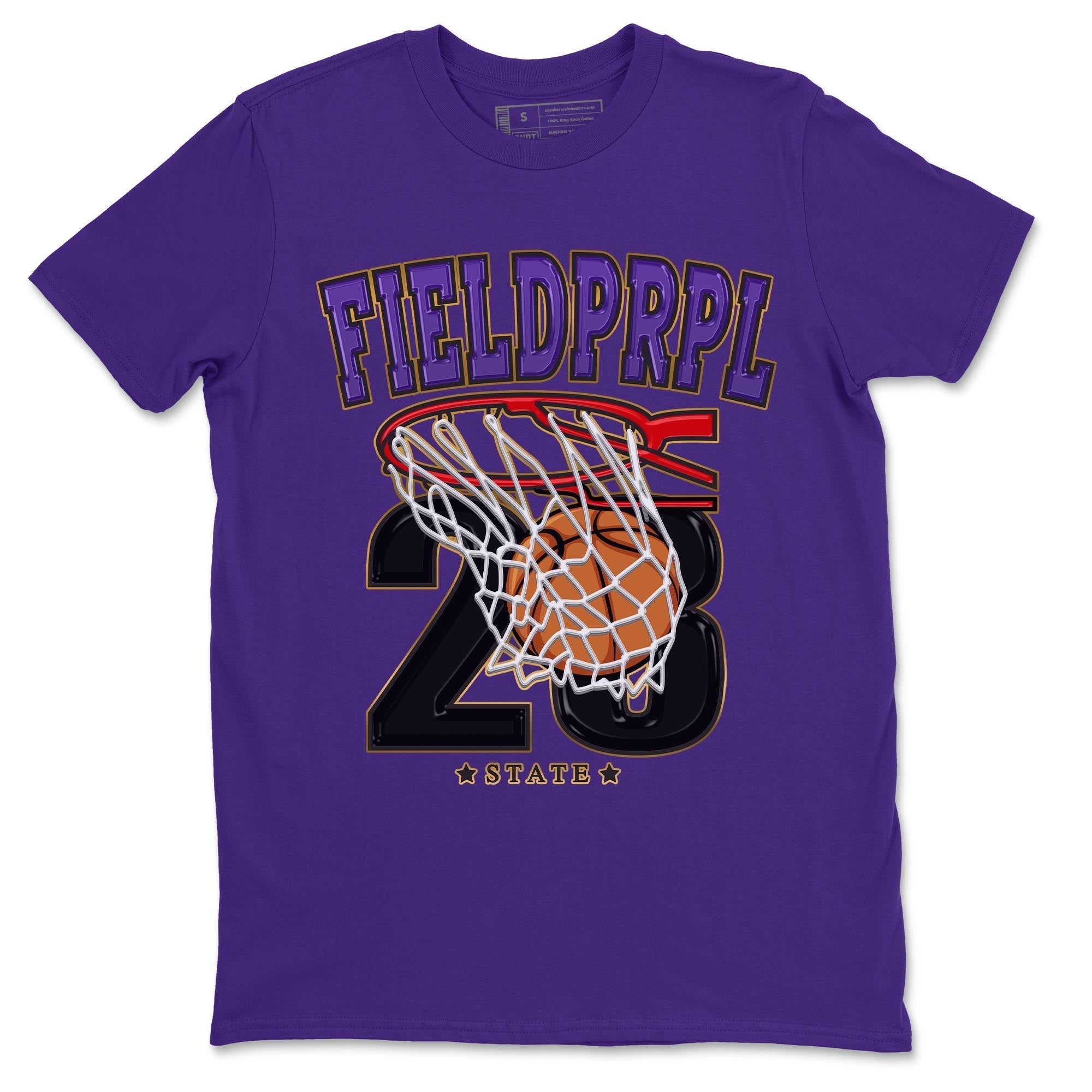 Basketball snkmatch Tee - Air Jordan 12 Field Purple