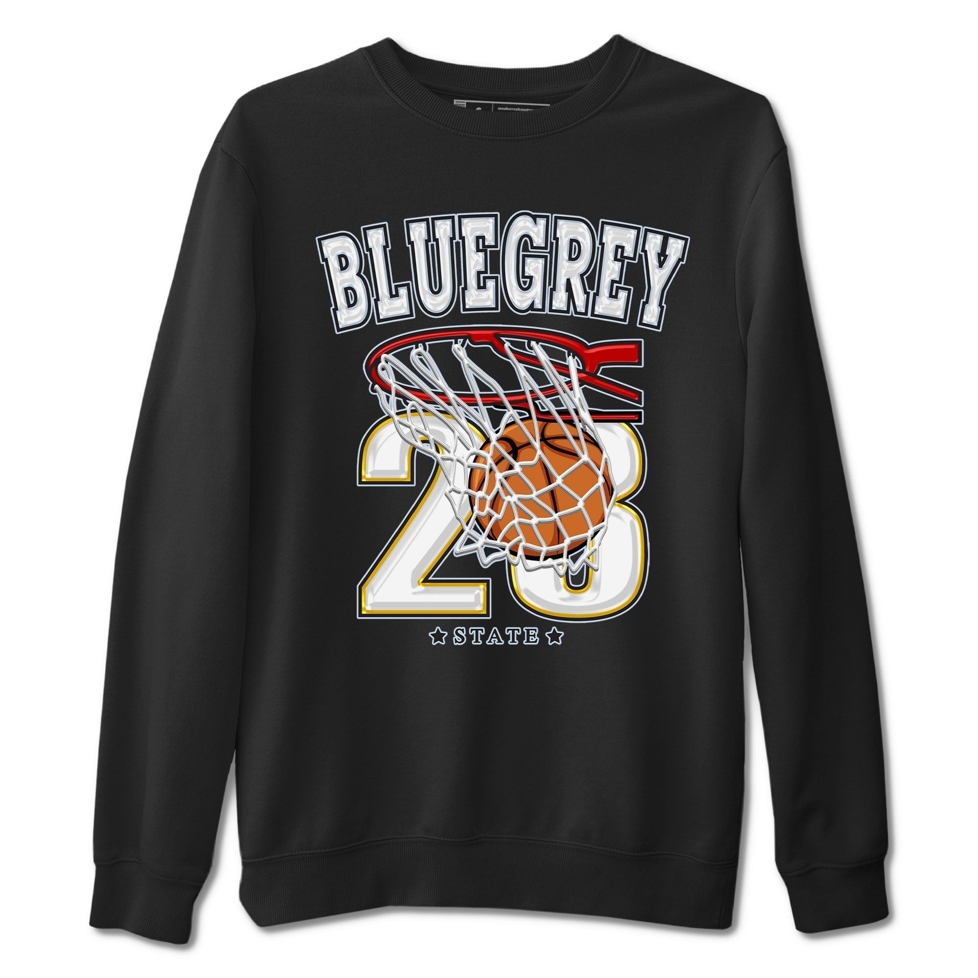 Basketball snkmatch Tees - Air Jordan 13 Blue Grey