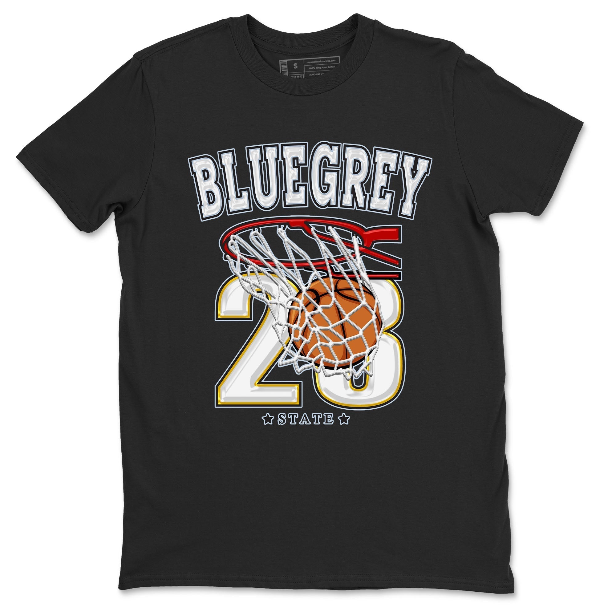 Basketball snkmatch Tees - Air Jordan 13 Blue Grey