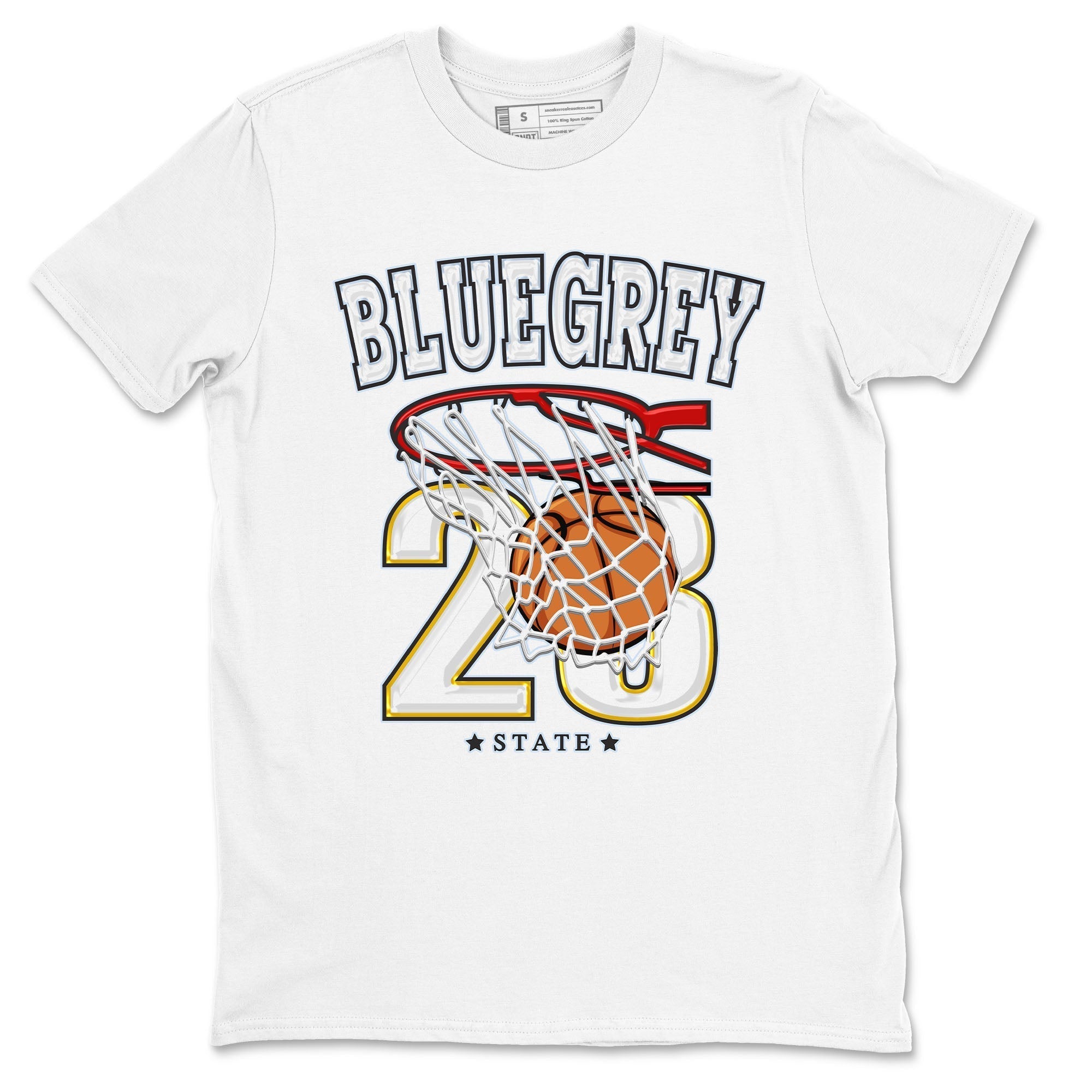 Basketball snkmatch Tees - Air Jordan 13 Blue Grey
