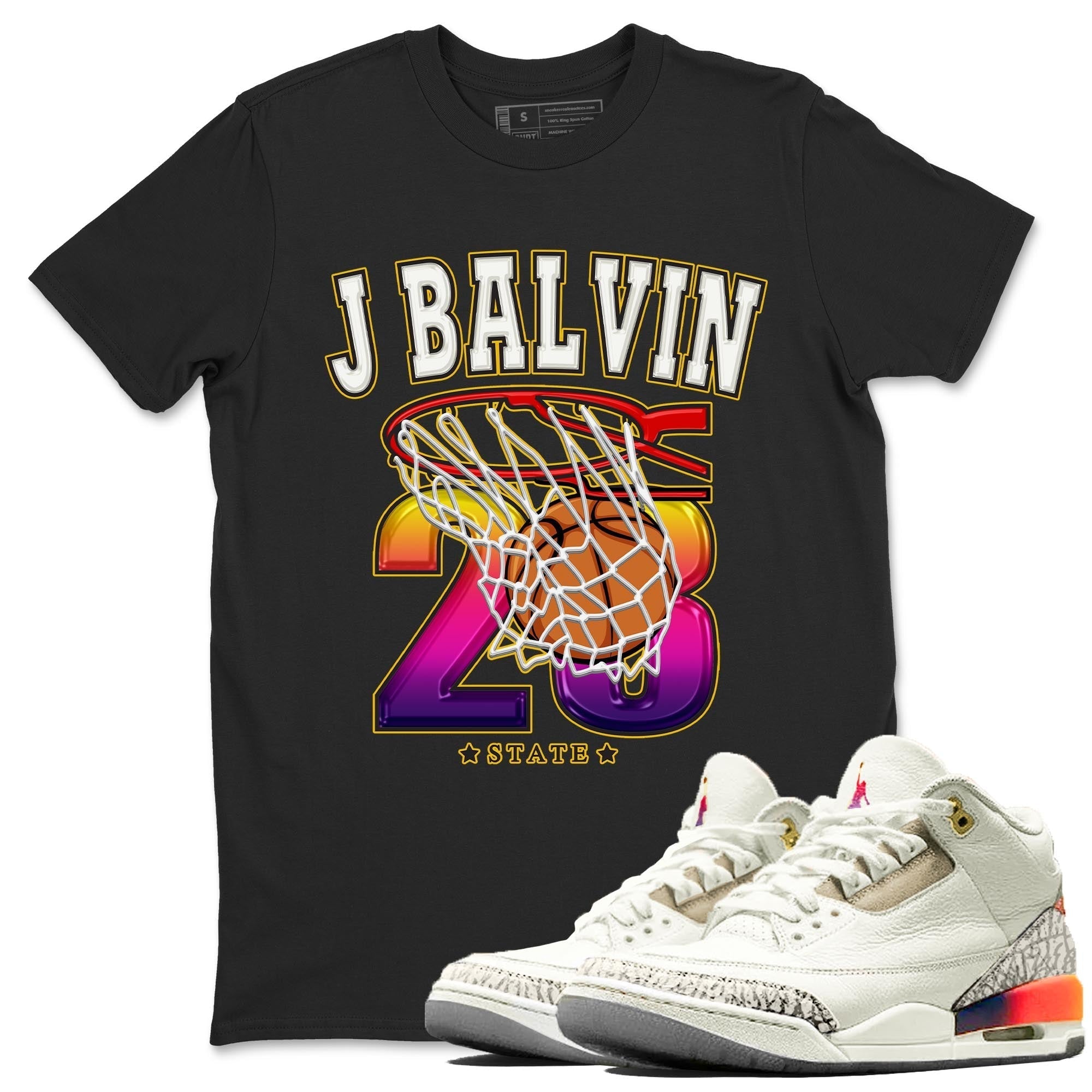 Basketball snkmatch Tee - Air Jordan 3 J Balvin