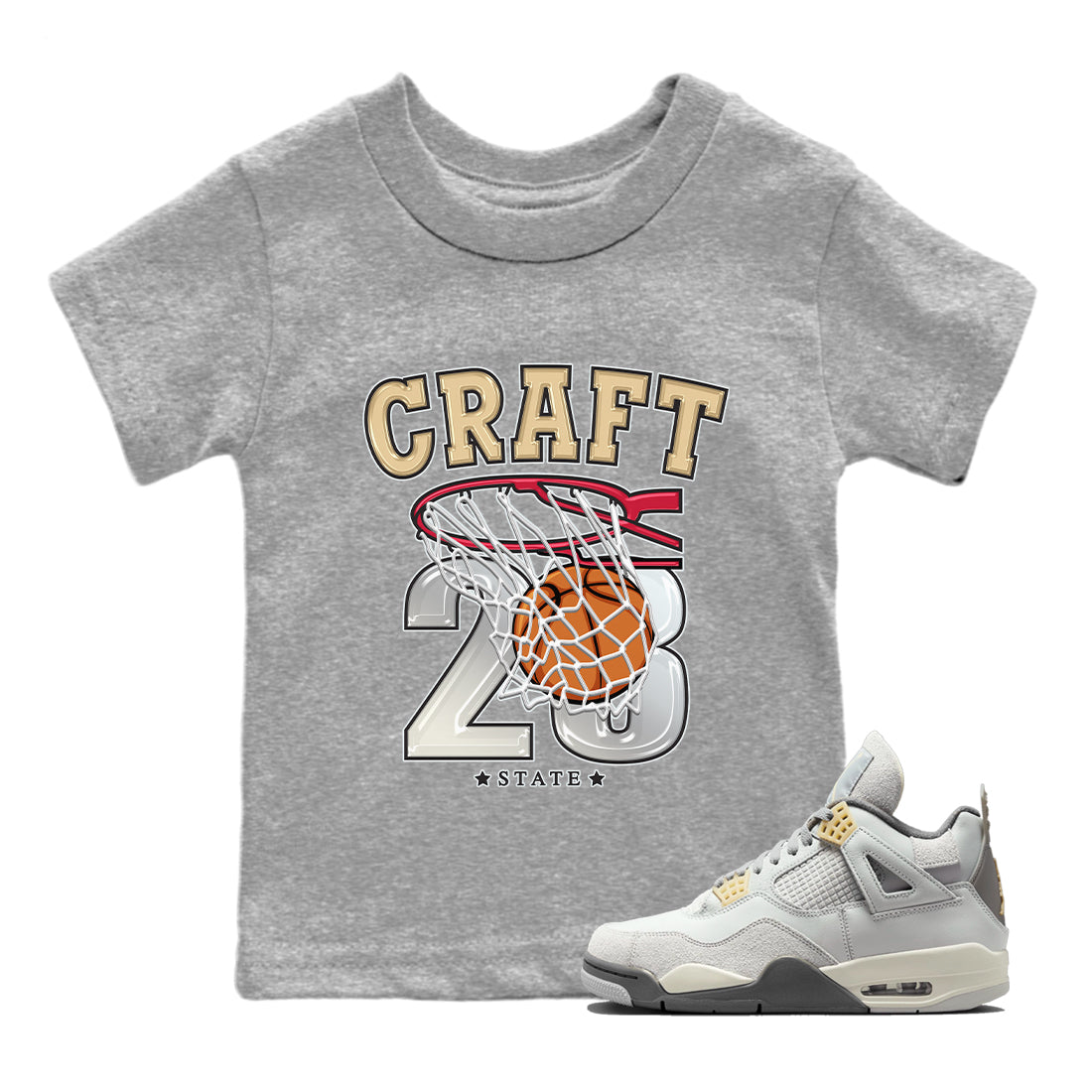 Basketball Kids Tops - Air Jordan 4 Craft