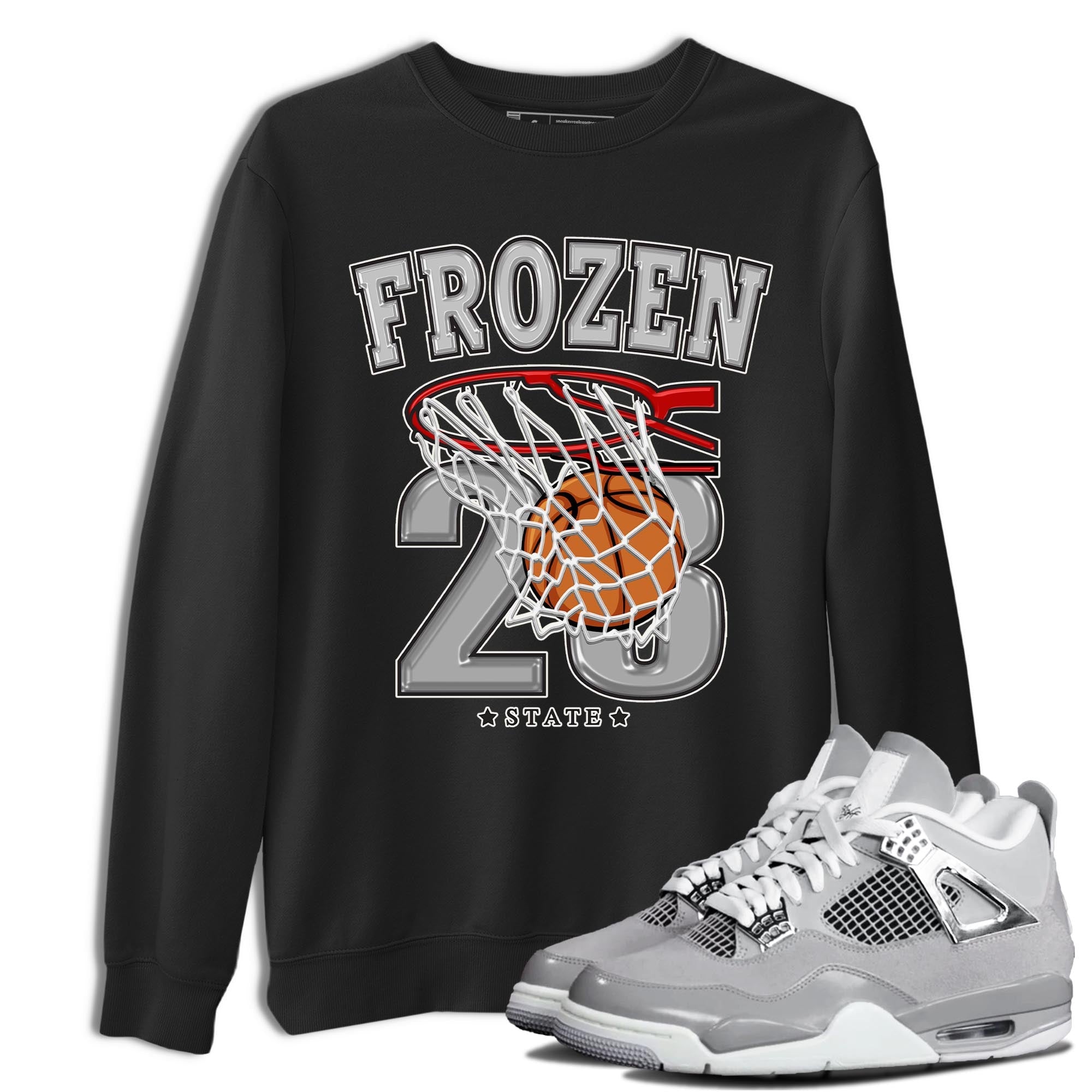 Basketball snkmatch Tee - Air Jordan 4 Frozen Moments
