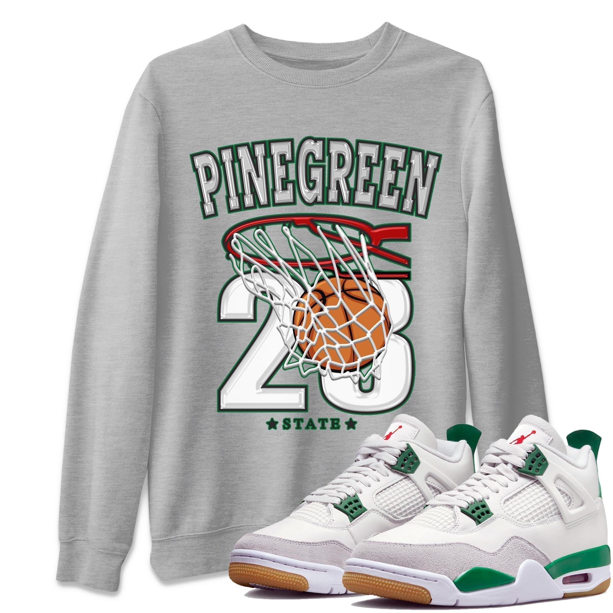 Basketball Unisex Tops - Air Jordan 4 Pine Green SB