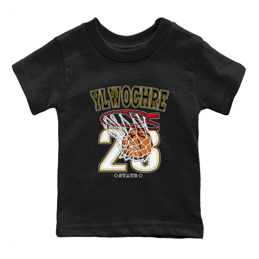 Basketball snkmatch Tees Kids - Air Jordan 6 Yellow Ochre