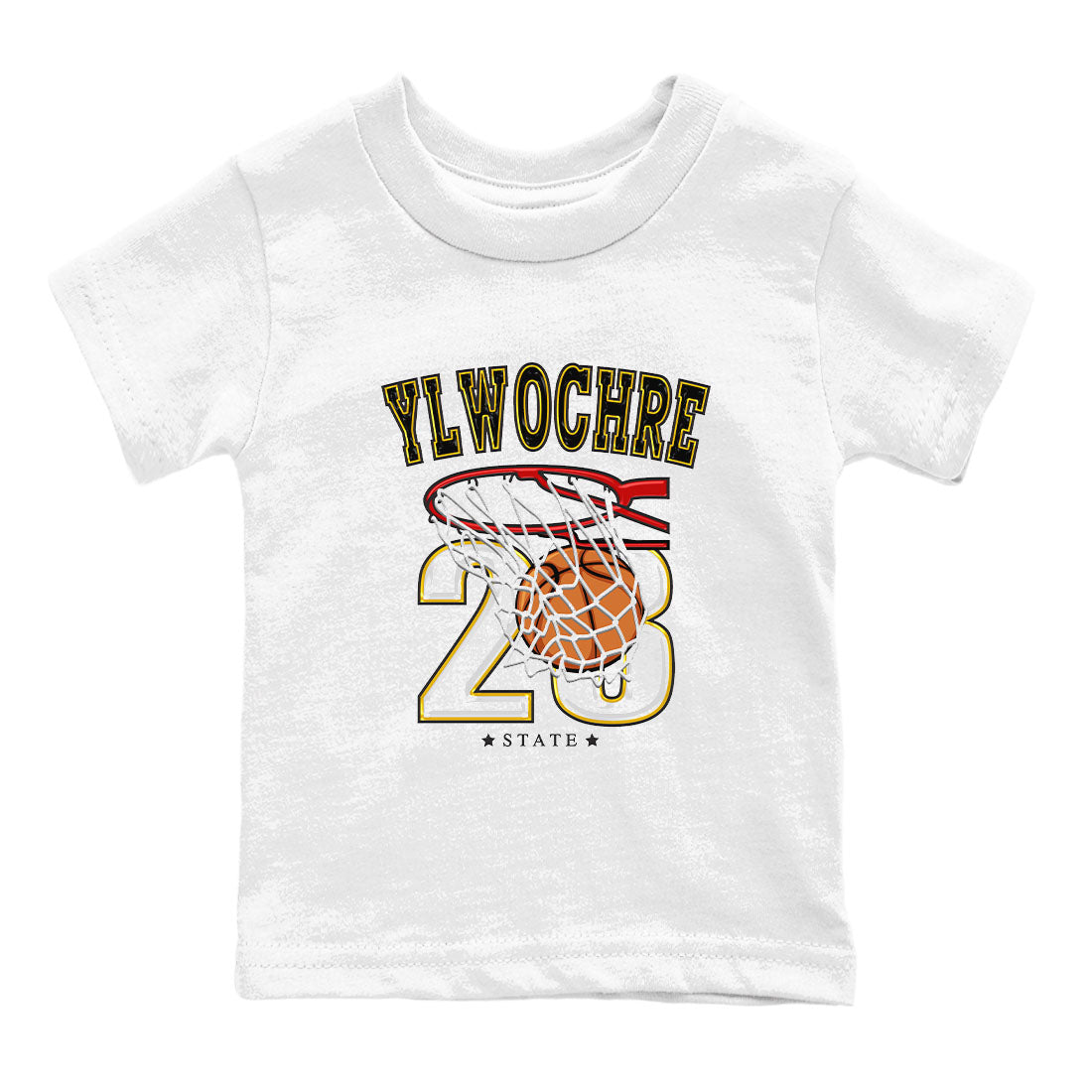 Basketball snkmatch Tees Kids - Air Jordan 6 Yellow Ochre