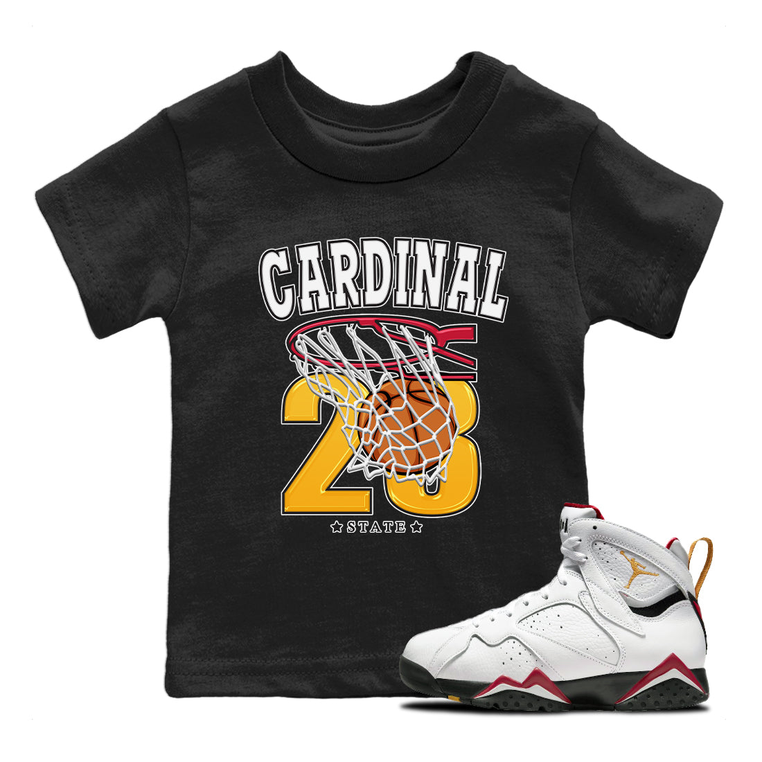 Basketball Kids Tops - Air Jordan 7 Cardinal