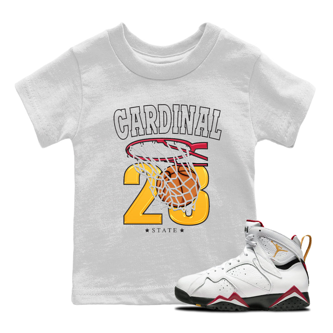 Basketball Kids Tops - Air Jordan 7 Cardinal